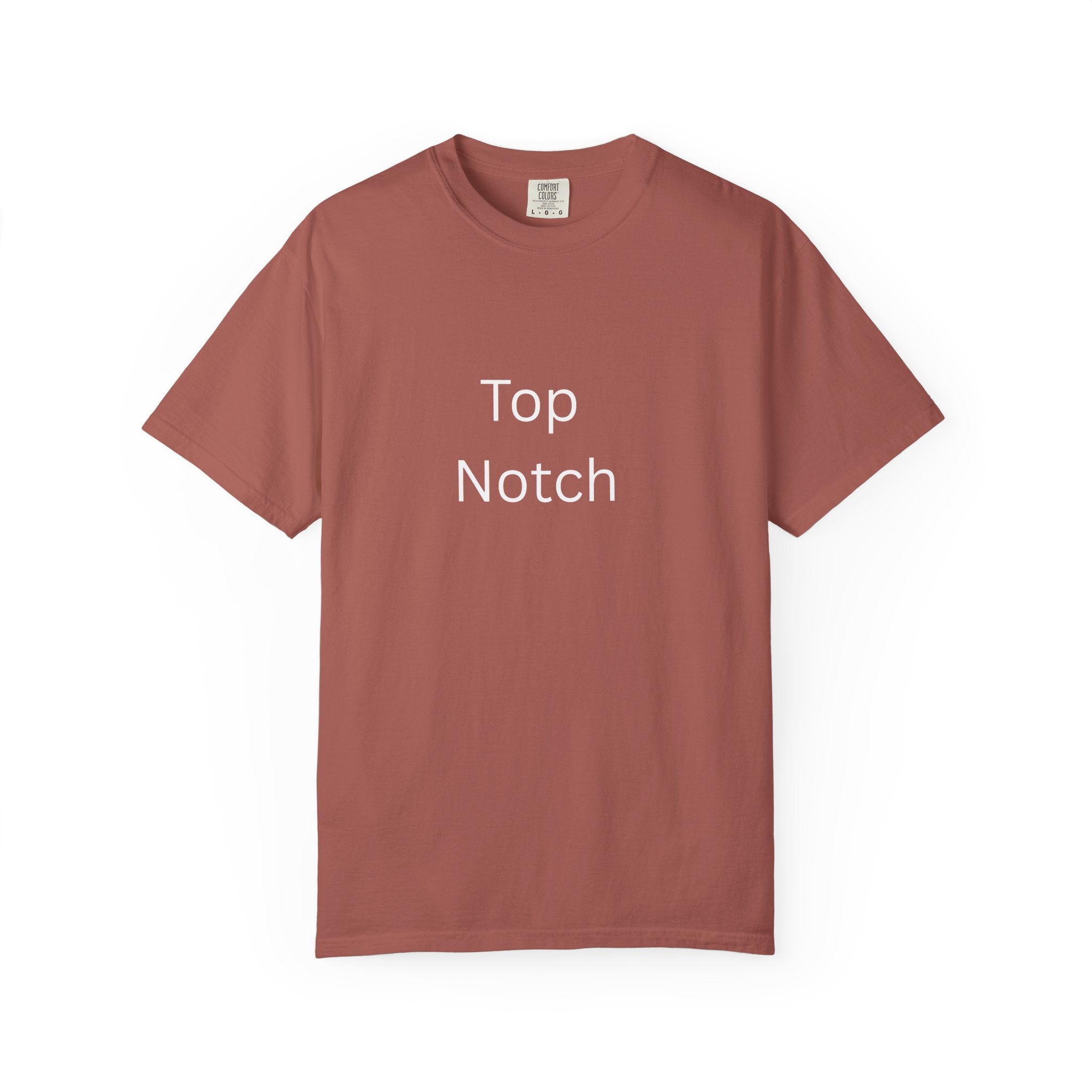 Top Notch Garment-Dyed T-Shirt - Casual Comfort, Everyday Wear, Eco-Friendly, Unisex Style, Gift for Friends