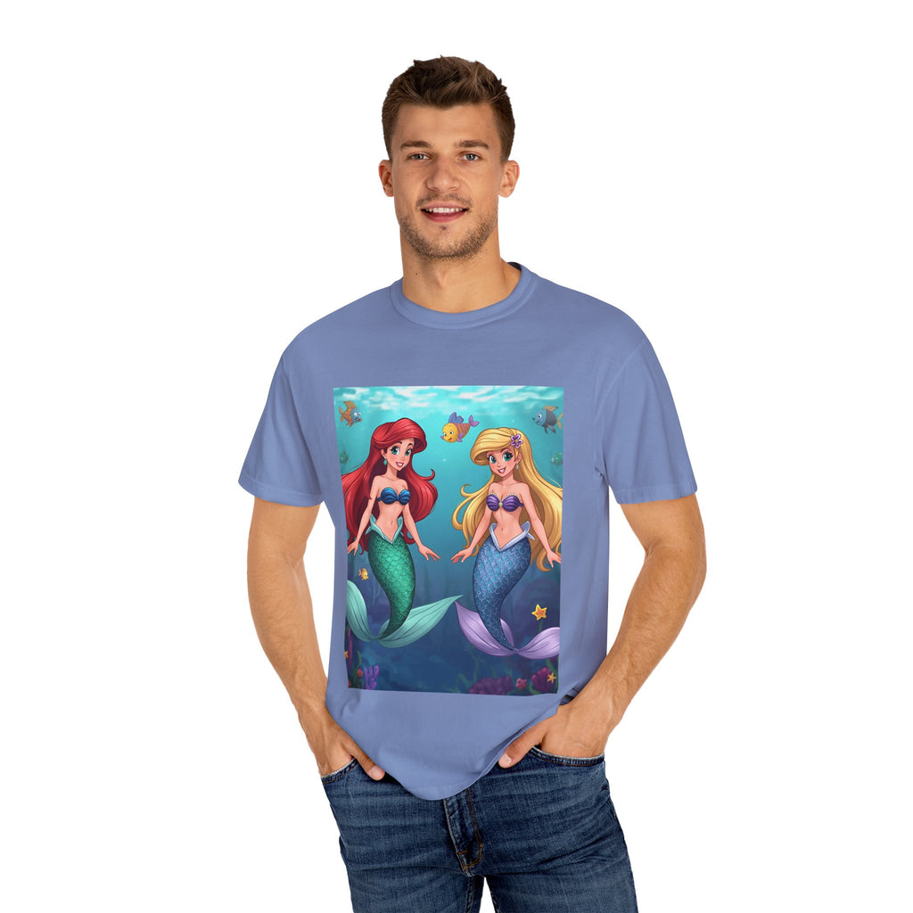 Mermaid Unisex Garment-Dyed T-shirt
