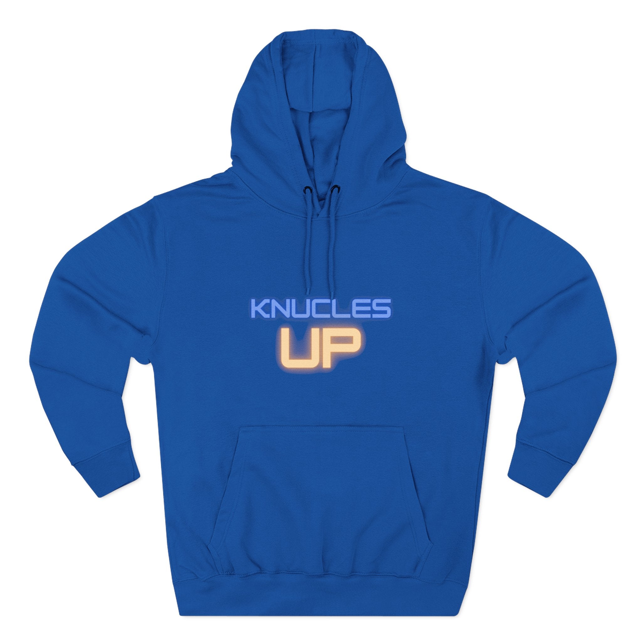 Knuckles Up Fleece Hoodie - Cozy Streetwear for Everyday Adventure, Gift for Him, Her, Cool Casual Attire, Relaxed Vibe