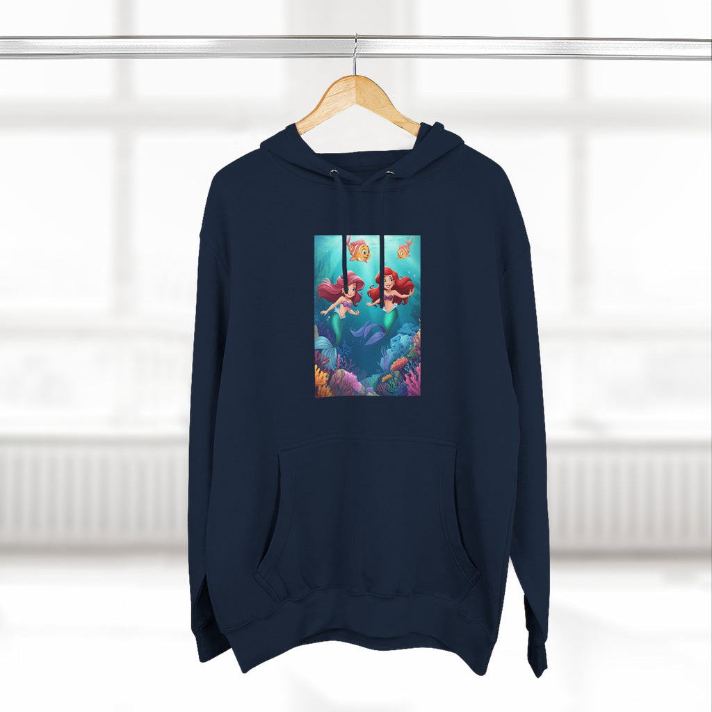 Mermaid Three-Panel Fleece Hoodie