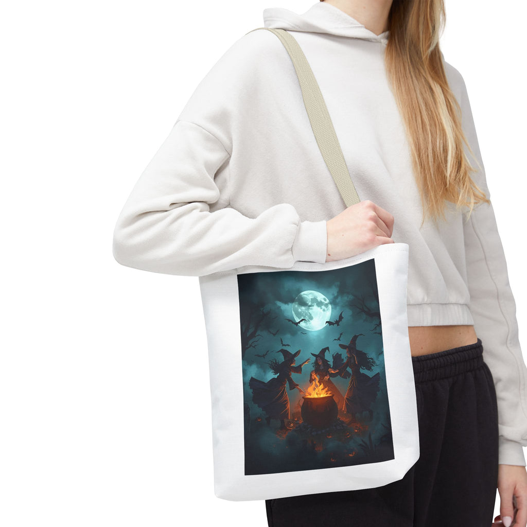 Spooky Halloween Tote Bag with Witches & Bats, Witchy Eco-Friendly Bag, Spooky Season Shopping Bag, Perfect for Halloween Parties, [...]