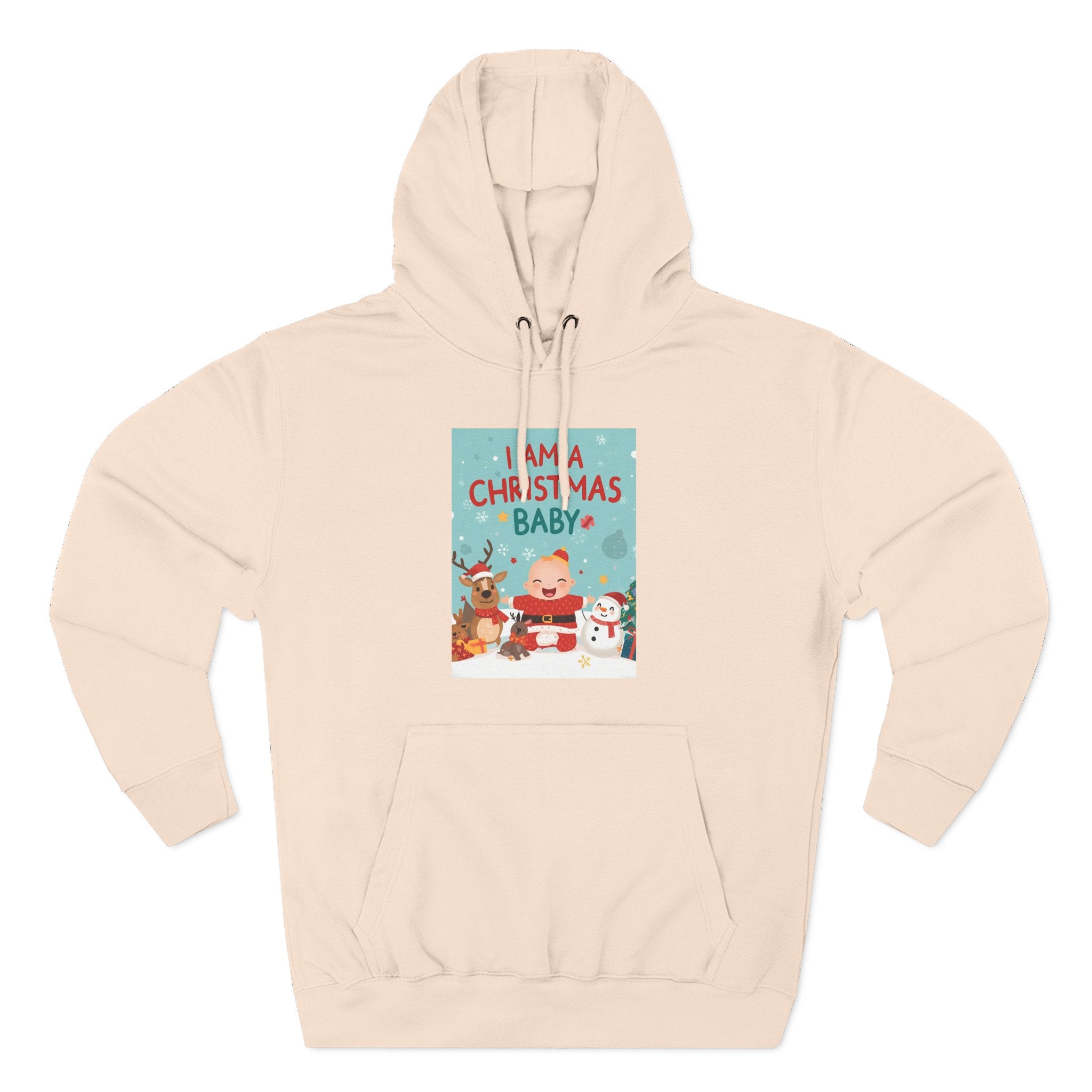 Chrstmas Three-Panel Fleece Hoodie