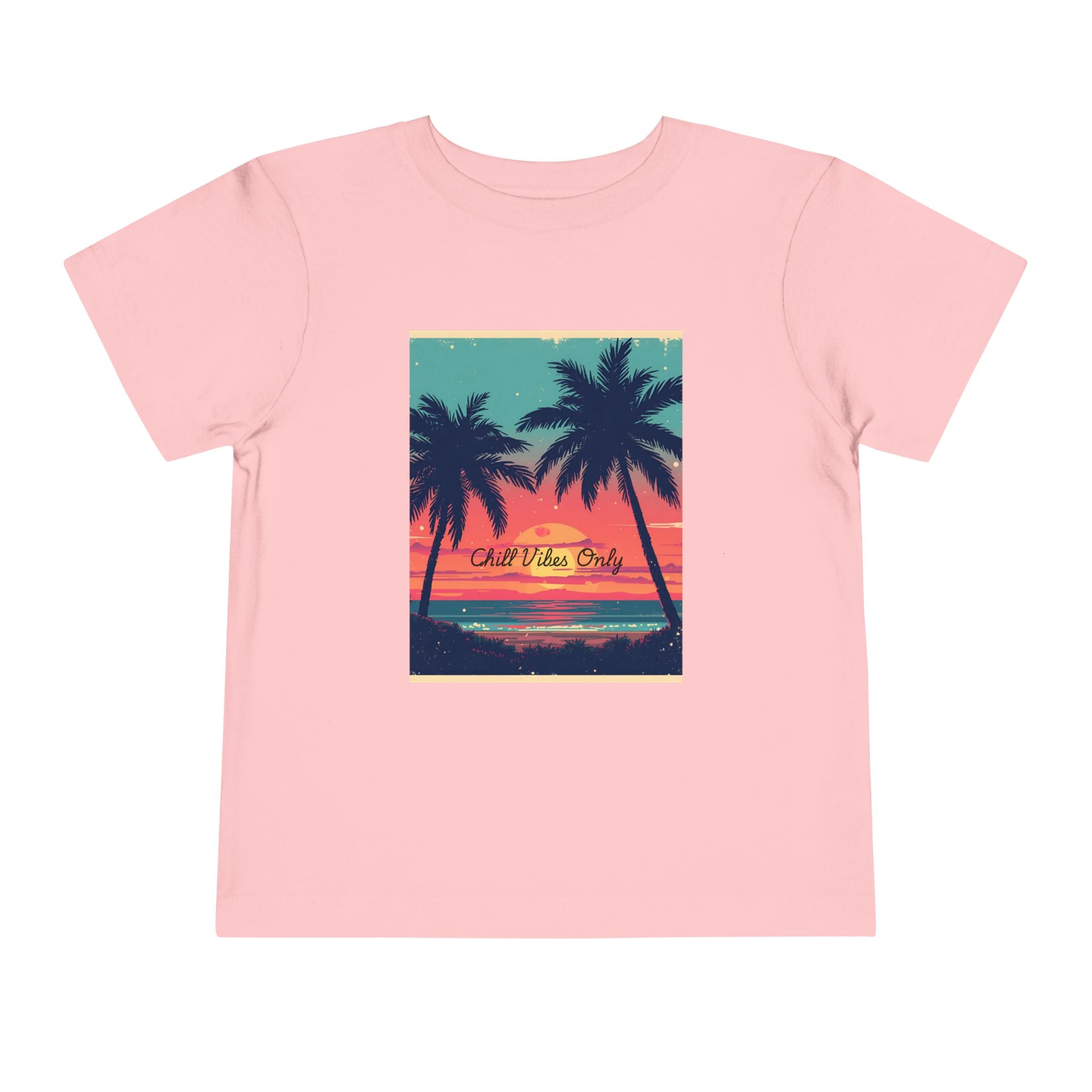Tropical Sunset Toddler Short Sleeve Tee