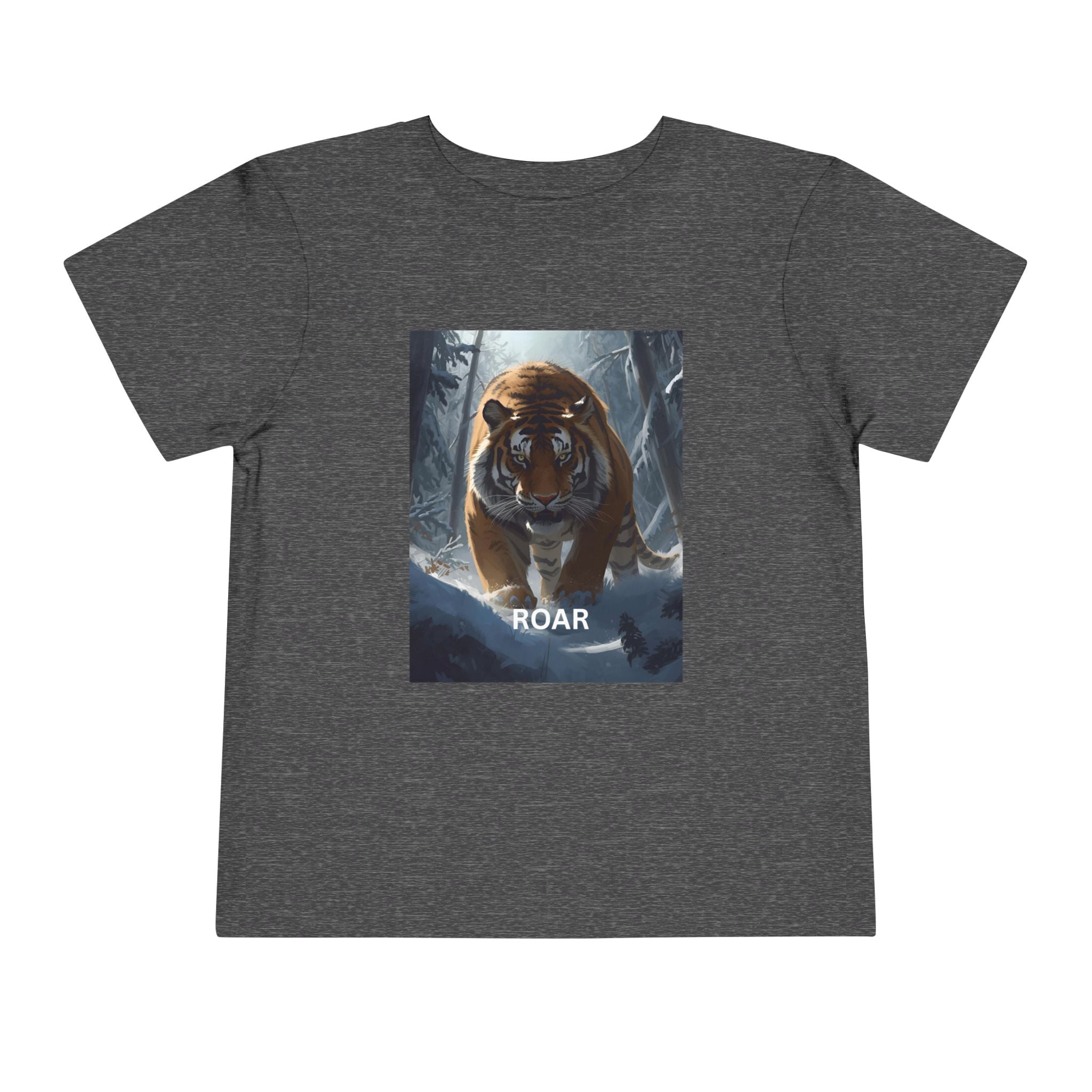 Tiger Roar Snow Toddler Short Sleeve Tee