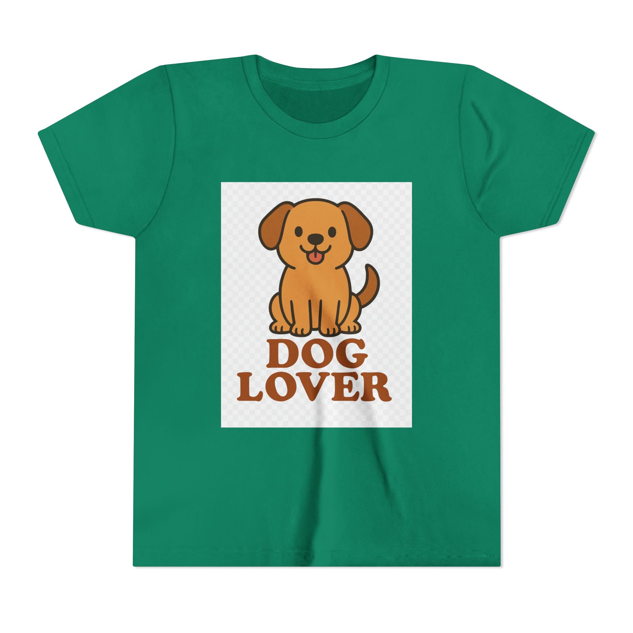 Cute Dog Lover Youth T-Shirt, Pet Lover Gift, Animal Tee, Kids Dog Shirt, Birthday Present for Kids, Fun Youth Apparel
