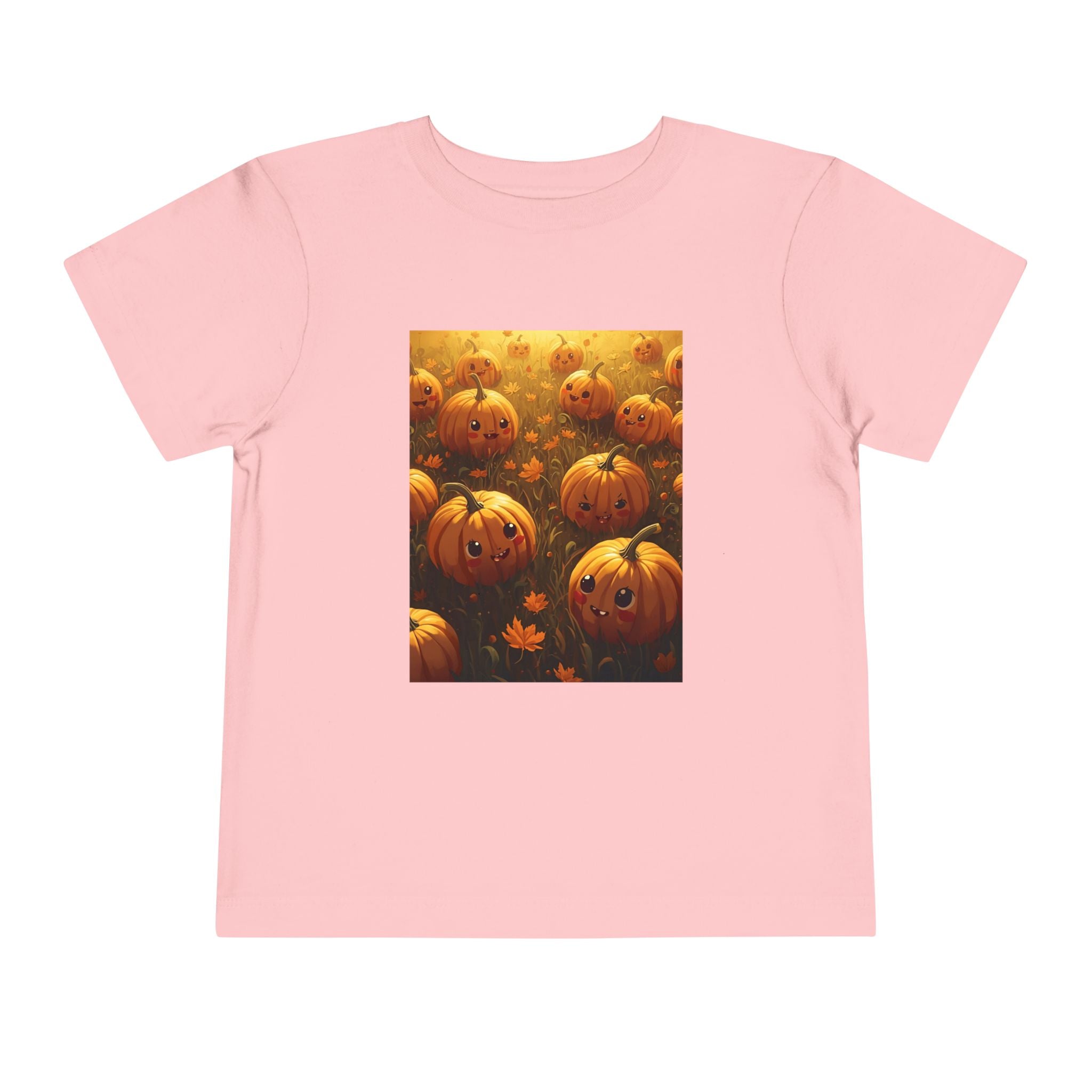 Pumpkin Halloween Toddler Tee - Cute Halloween Shirt, Fall Outfit, Pumpkin Lovers Gift, Kids Halloween Apparel, Toddler Party Tee