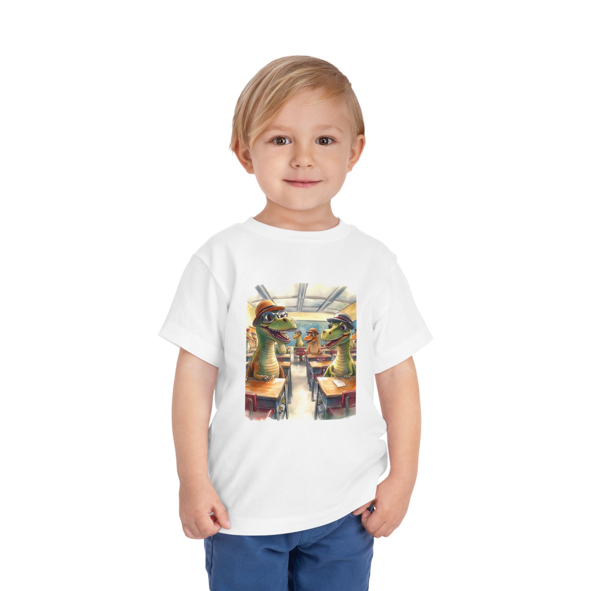 Dinosaur Classroom Toddler Tee - Fun Dino Shirt, Kids T-Shirt, Dinosaur Humor Tee, Cute Short Sleeve Top, Birthday Gift