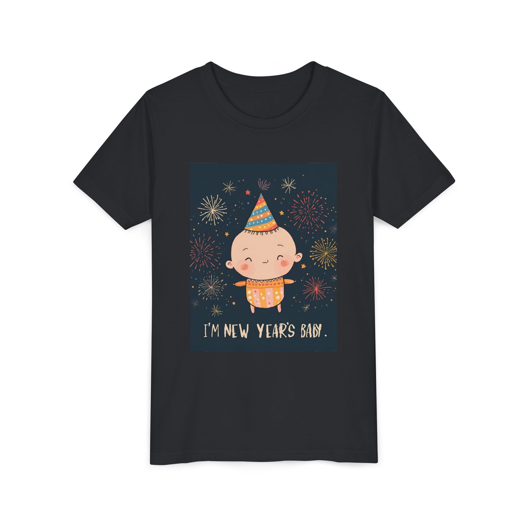 I Am A New Years Baby Youth Short Sleeve Tee
