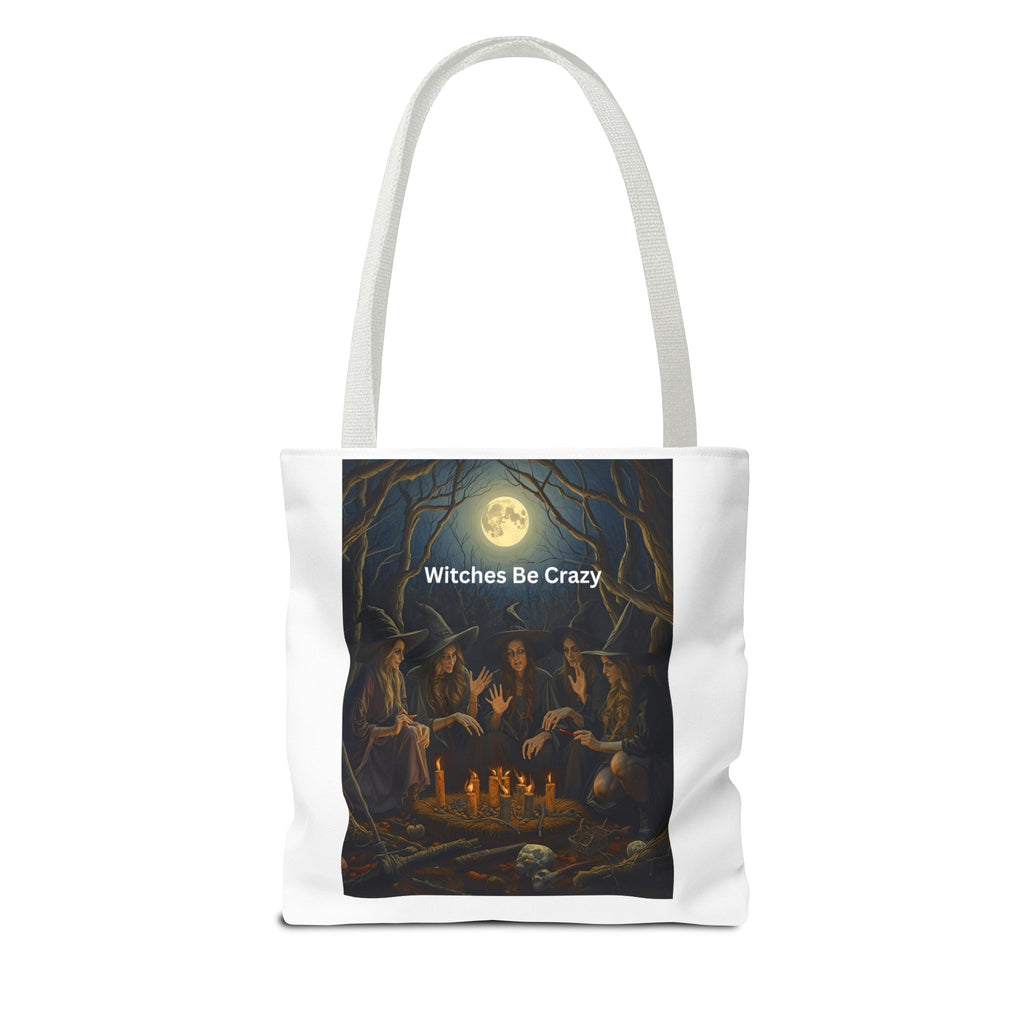 Spooky Halloween Witchy Tote Bag for Spooky Vibes, Witches Be Crazy, Eco-Friendly Tote, Halloween Gift for Her, Magical Shopping Bag, Gifts for Witches