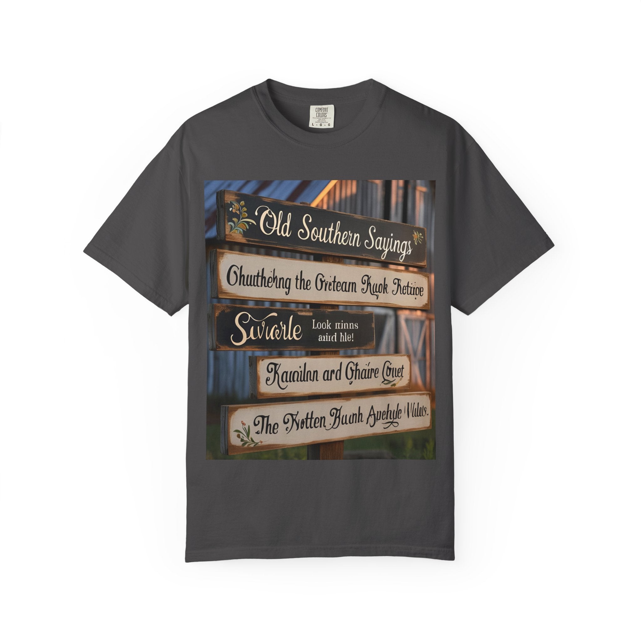 Old Southern Sayings Crossing T-Shirt, Gift for Southerners, Vintage Style Tee, Casual Comfort Wear, Perfect for Gatherings and Celebrations