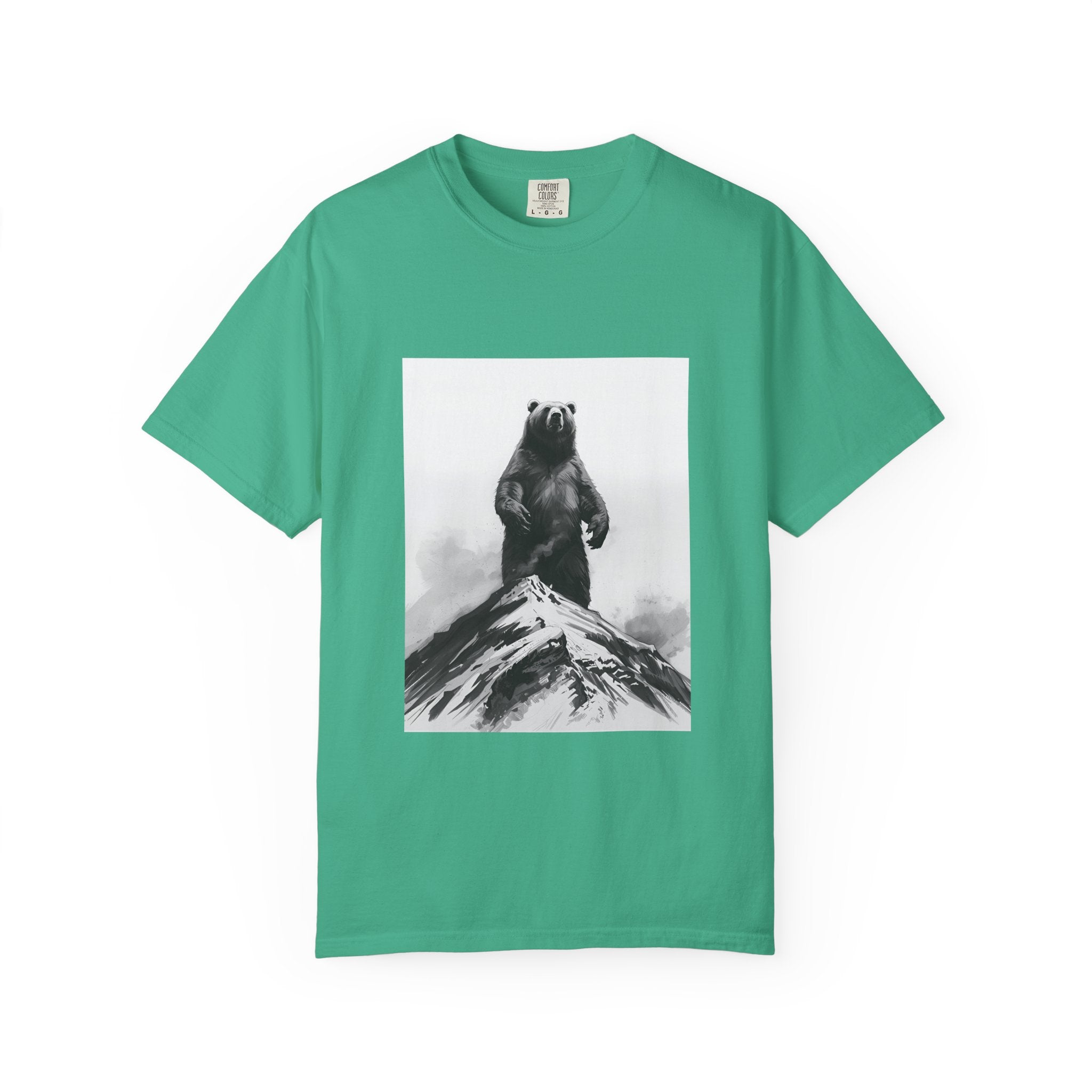 Bear Mountain Snow Unisex Garment-Dyed T-shirt