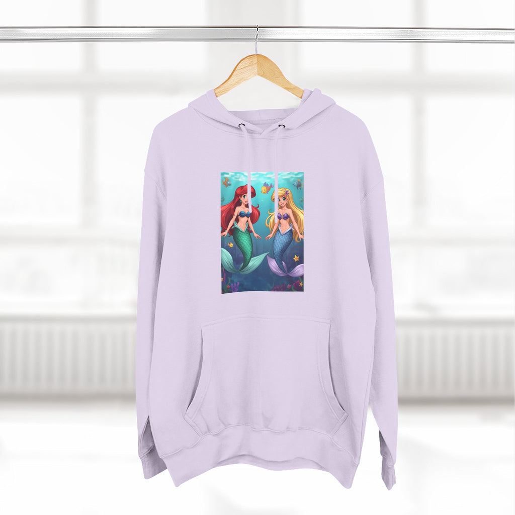 Mermaid Three-Panel Fleece Hoodie