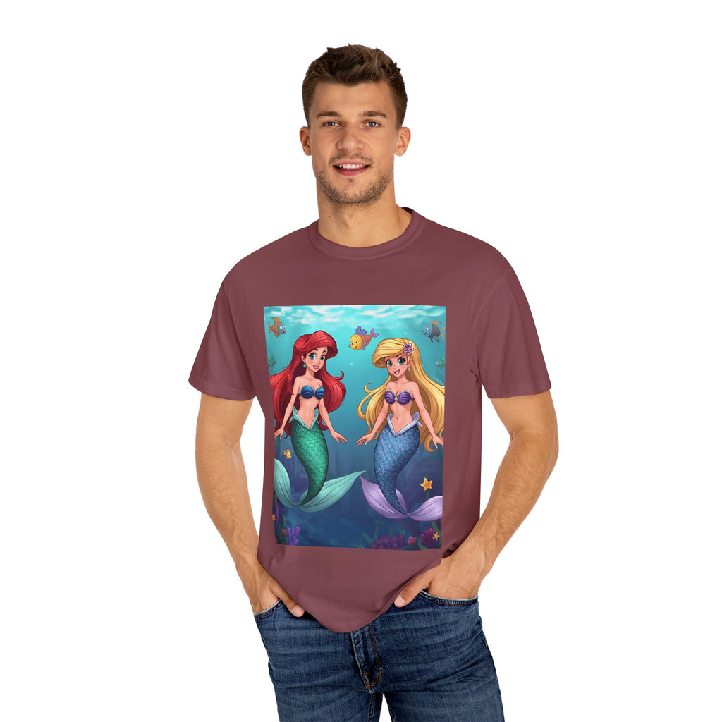 Mermaid Unisex Garment-Dyed T-shirt