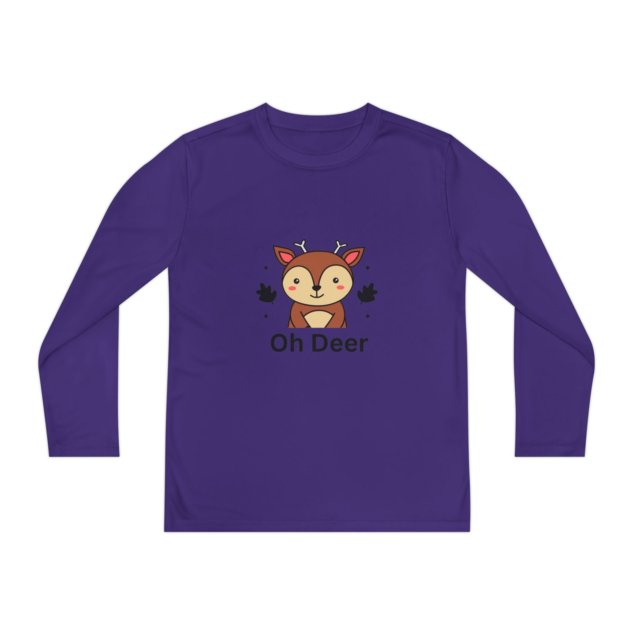 Oh Deer Youth Long Sleeve Competitor Tee