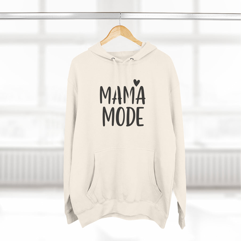Mama Mode Hoodie — Cozy Fleece Motherhood Pullover