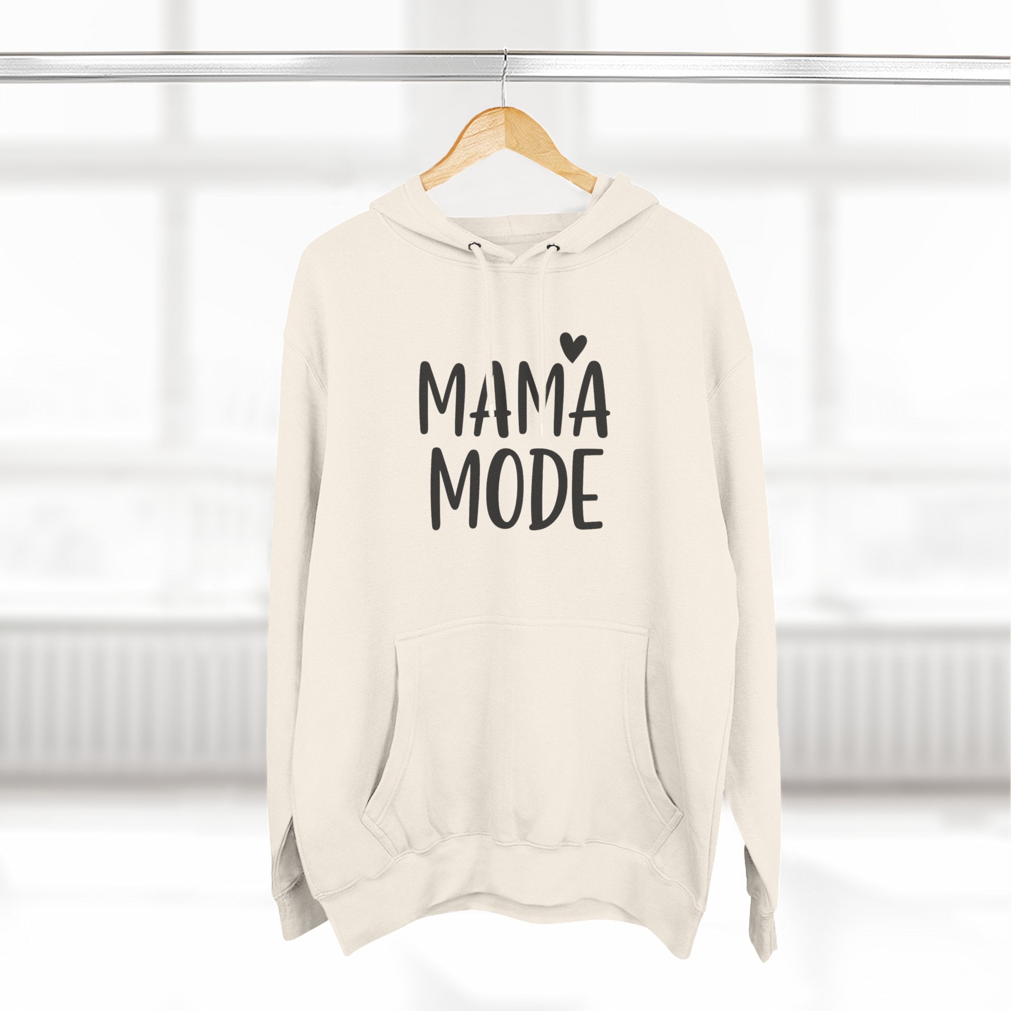 Mama Mode Hoodie — Cozy Fleece Motherhood Pullover