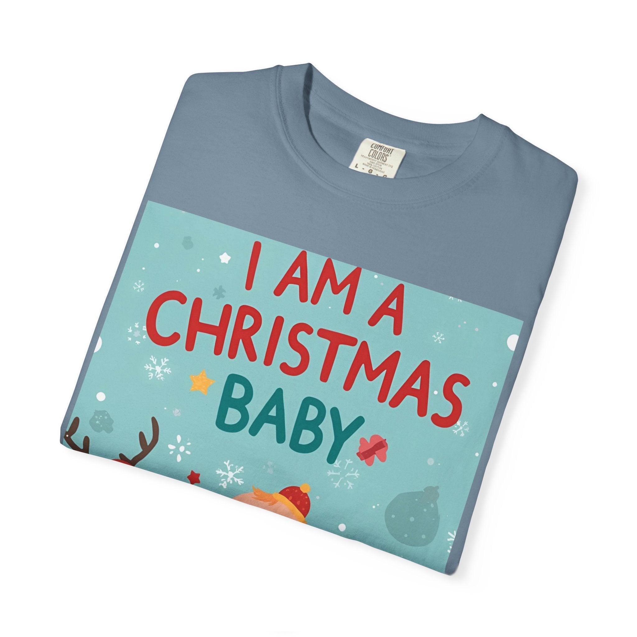 Christmas Baby T-shirt, Cute Christmas Shirt, Holiday Gift, Family Matching Tee, Unisex Kids Christmas Apparel, Baby's First Christmas