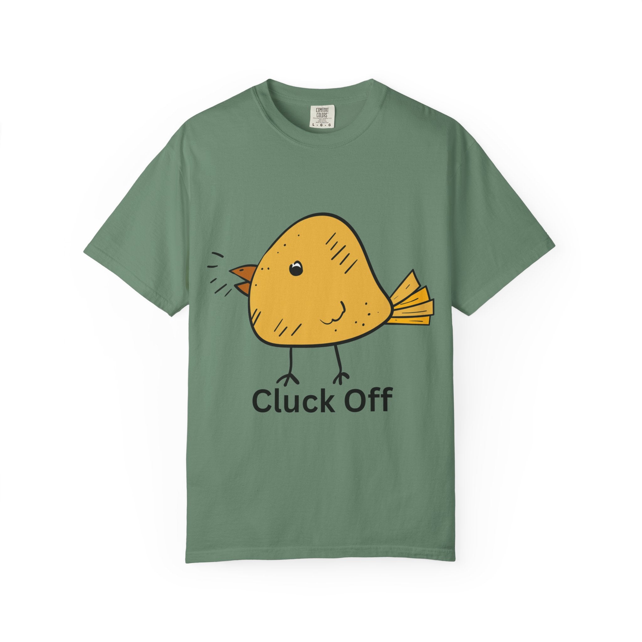 Cluck Off Funny Bird Graphic Tee, Unisex T-Shirt, Gift for Bird Lovers, Casual Wear, Quirky Humor Shirt, Unique Gift Idea