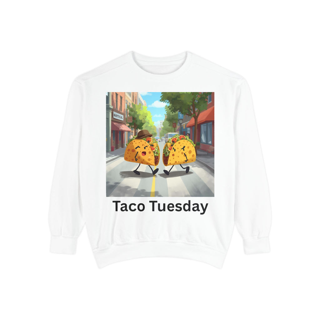 Taco Tuesday Unisex Garment-Dyed Sweatshirt