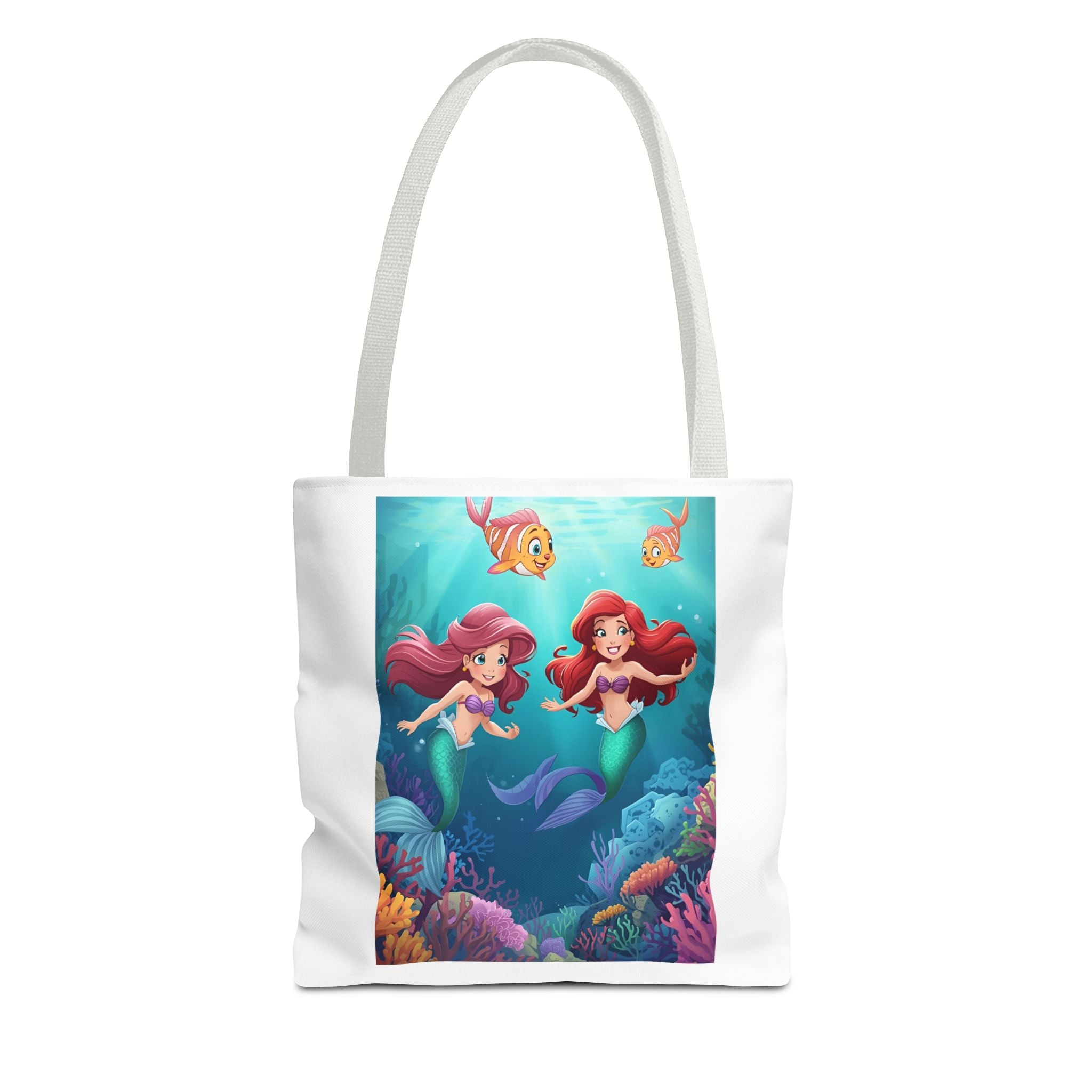 Whimsical Mermaid Tote Bag, Ocean Adventure, Beach Day Essential, Gift for Sea Lovers, Cute Shopping Bag, Summer Vibes