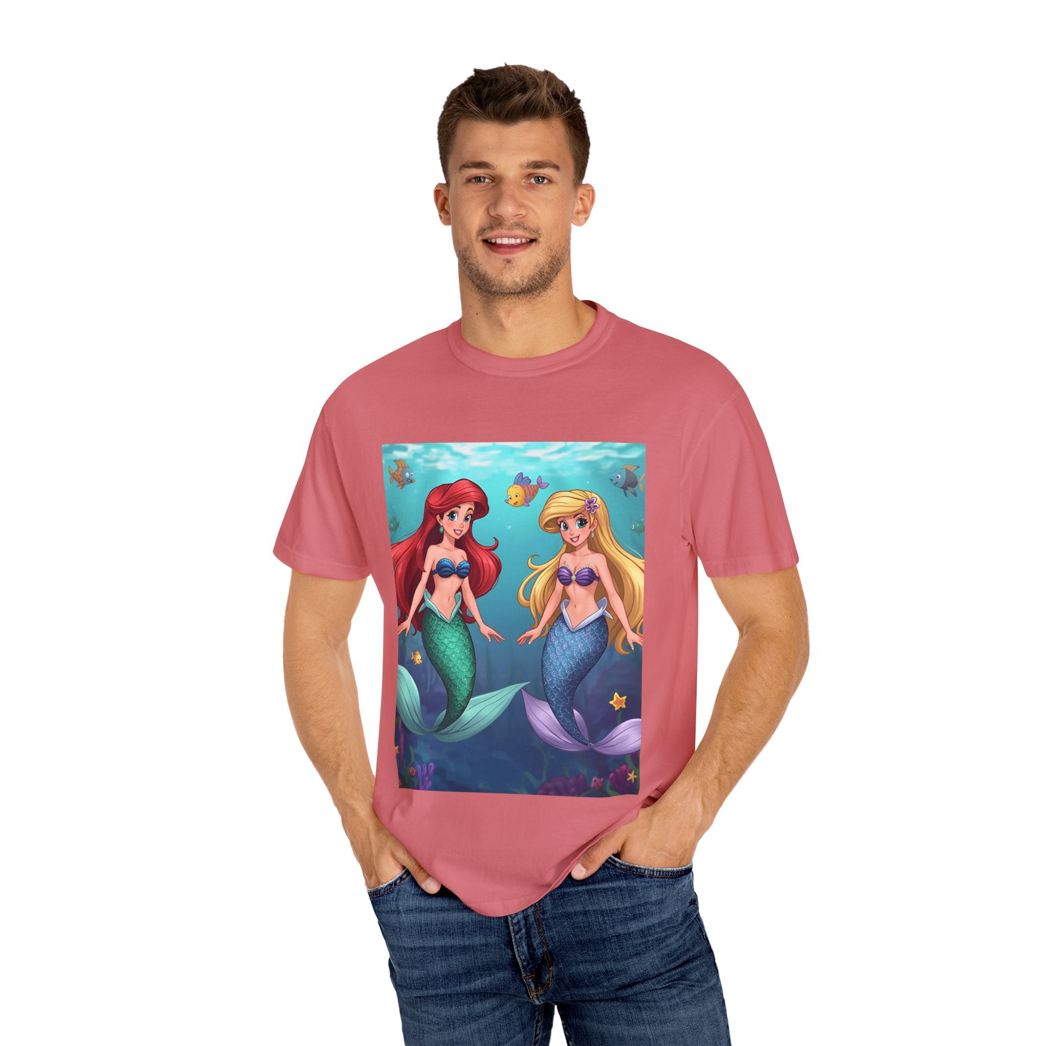 Mermaid Unisex Garment-Dyed T-shirt