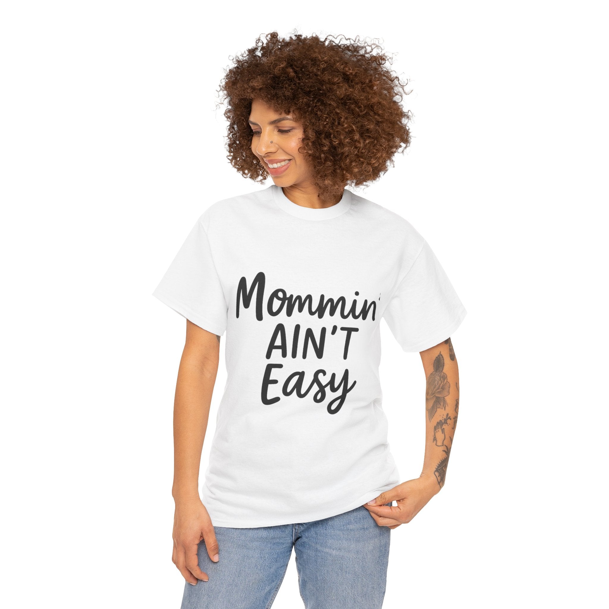 Mama Mode Mommin' Ain't Easy T-Shirt — Funny Mom Tee, Mother's Day Gift