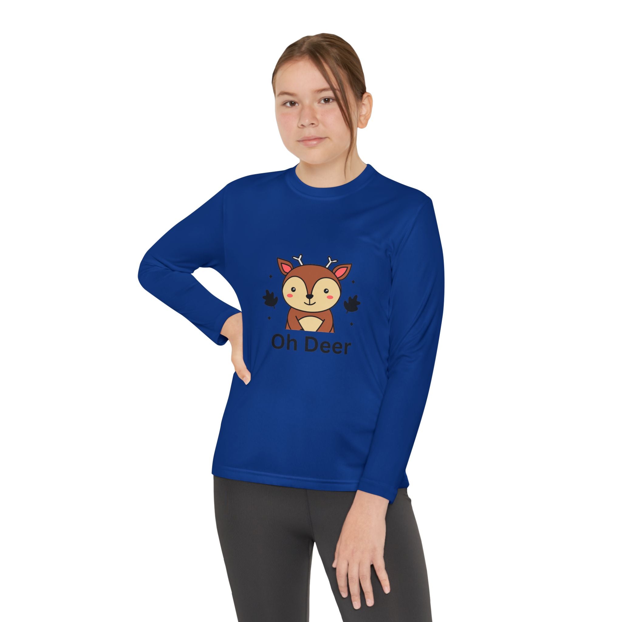 Oh Deer Youth Long Sleeve Competitor Tee