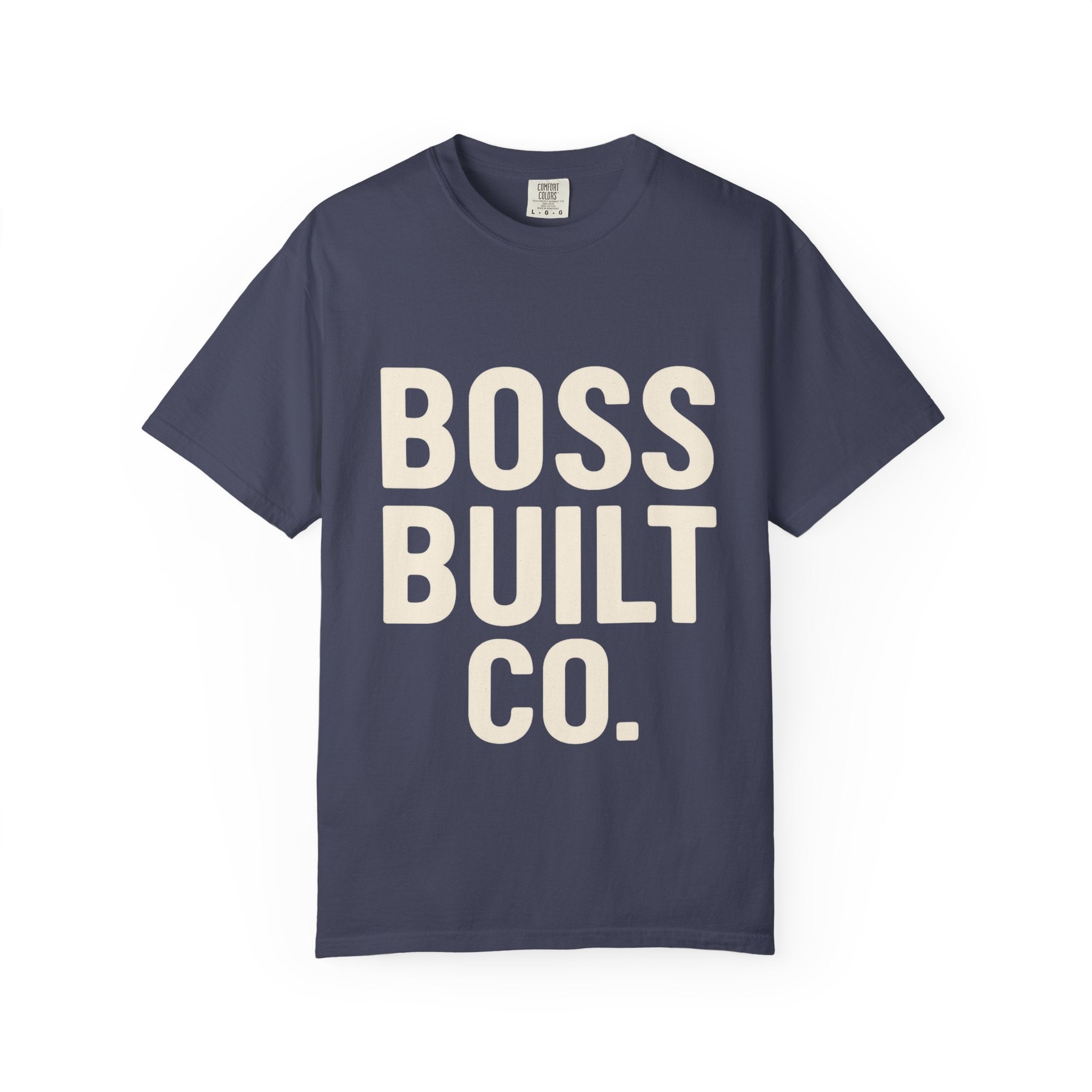 Boss Built Co. Graphic T-Shirt — Bold Logo Tee for Entrepreneurs & Makers