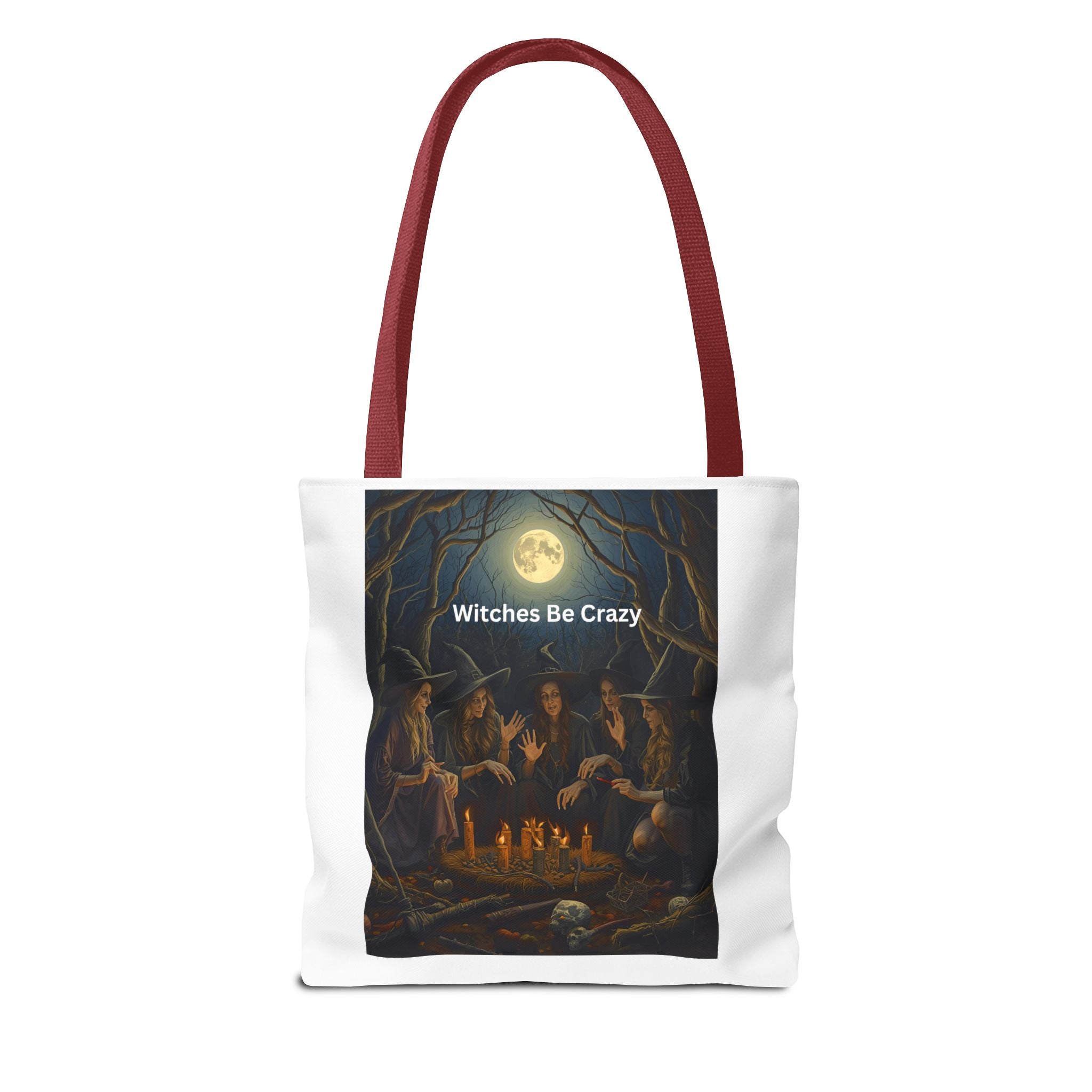 Spooky Halloween Witchy Tote Bag for Spooky Vibes, Witches Be Crazy, Eco-Friendly Tote, Halloween Gift for Her, Magical Shopping Bag, Gifts for Witches
