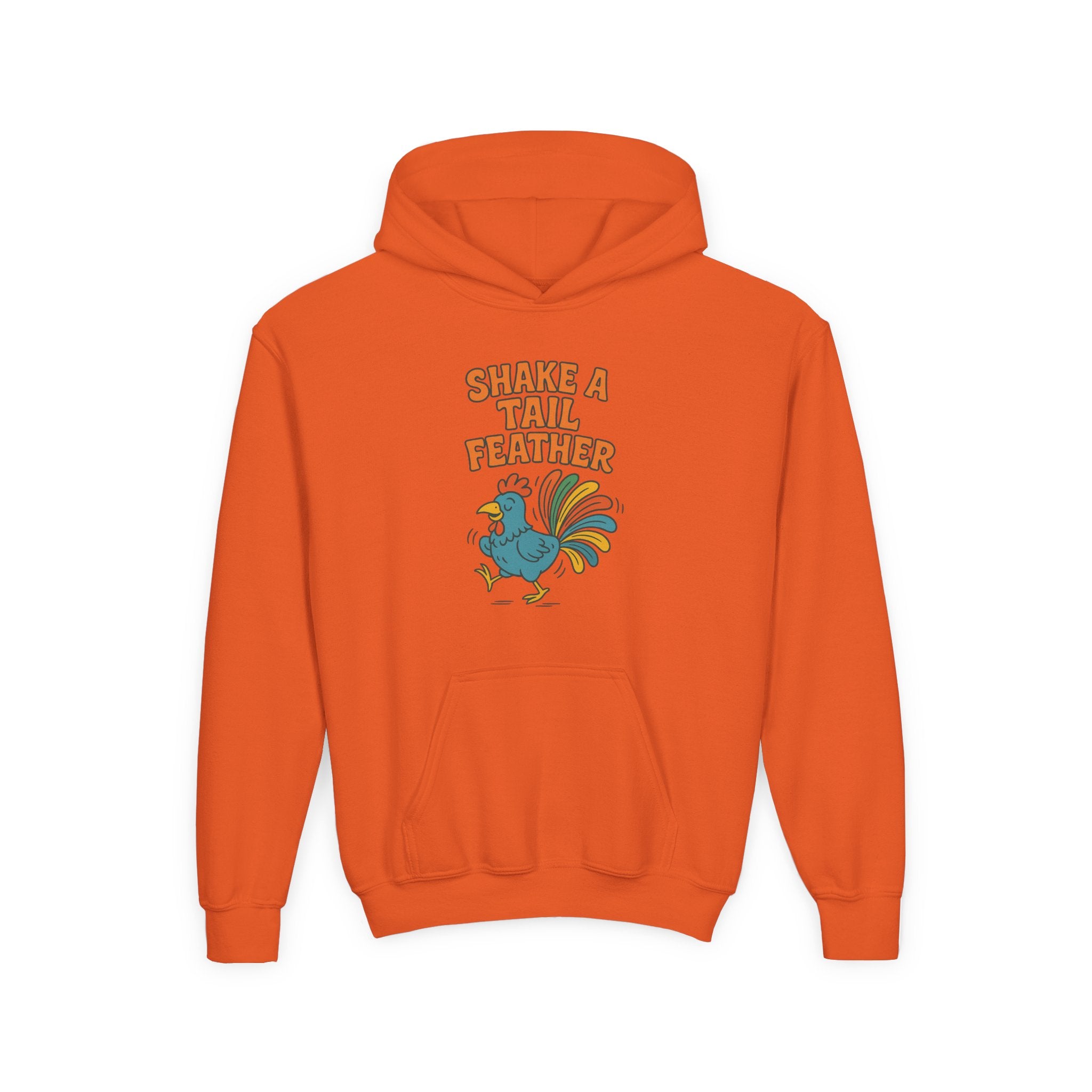 Shake A Tail Feather Youth Heavy Blend Hooded Sweatshirt
