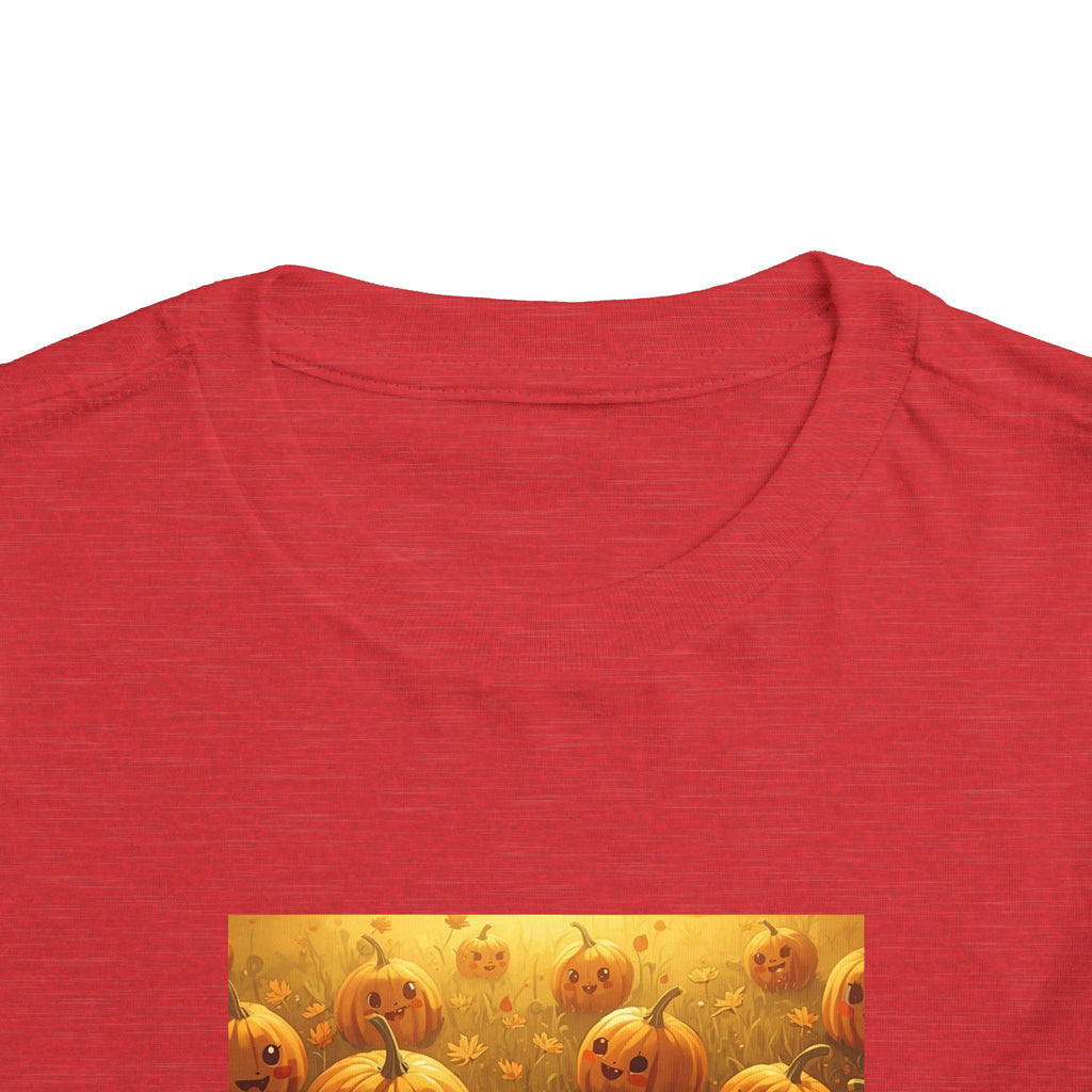 Pumpkin Halloween Toddler Tee - Cute Halloween Shirt, Fall Outfit, Pumpkin Lovers Gift, Kids Halloween Apparel, Toddler Party Tee