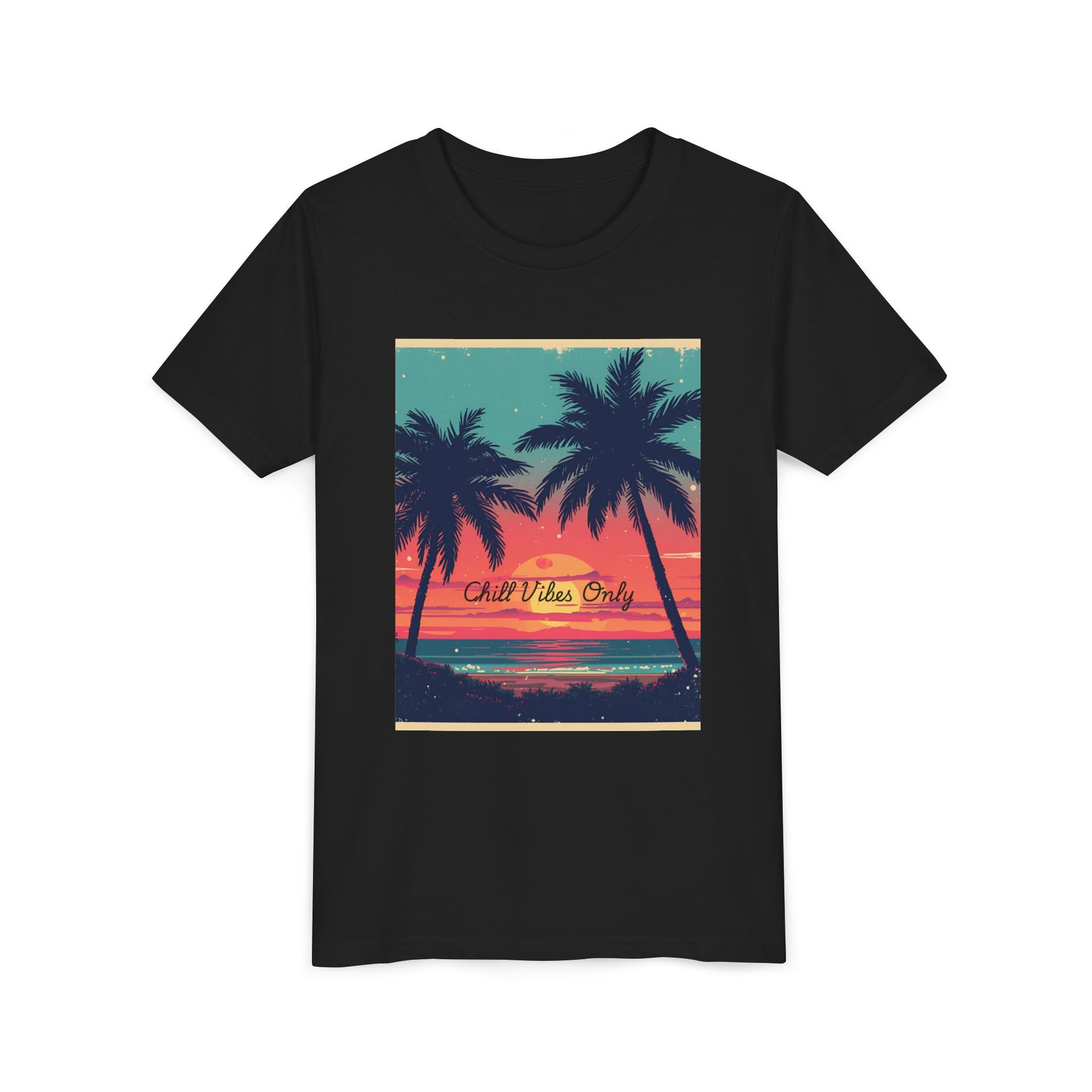 Tropical Sunset Youth Short Sleeve Tee