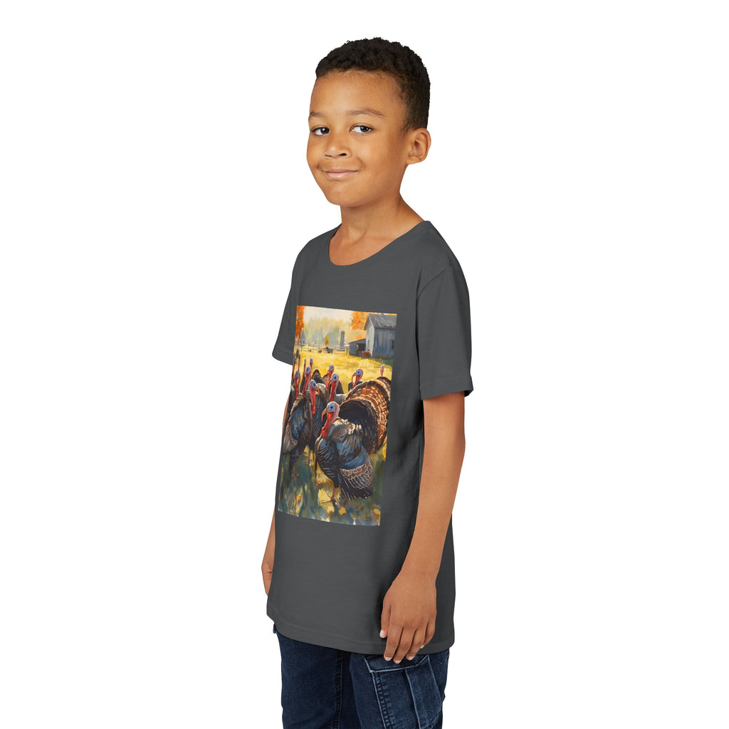 Thanksgiving Turkey Youth Short Sleeve Tee