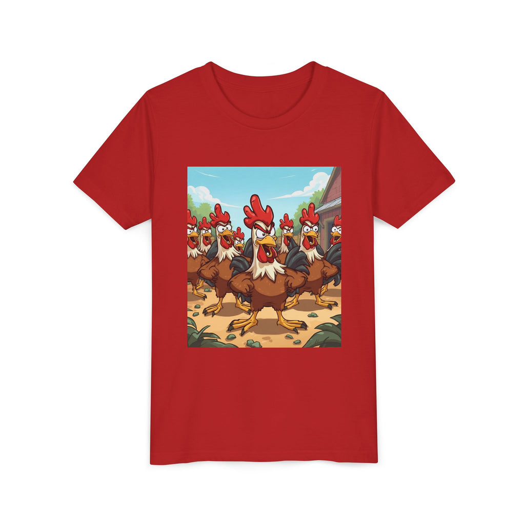 Chicken Funny Youth Short Sleeve Tee
