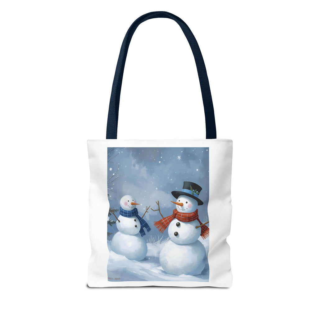 Christmas Snowman Family Tote Bag (AOP)