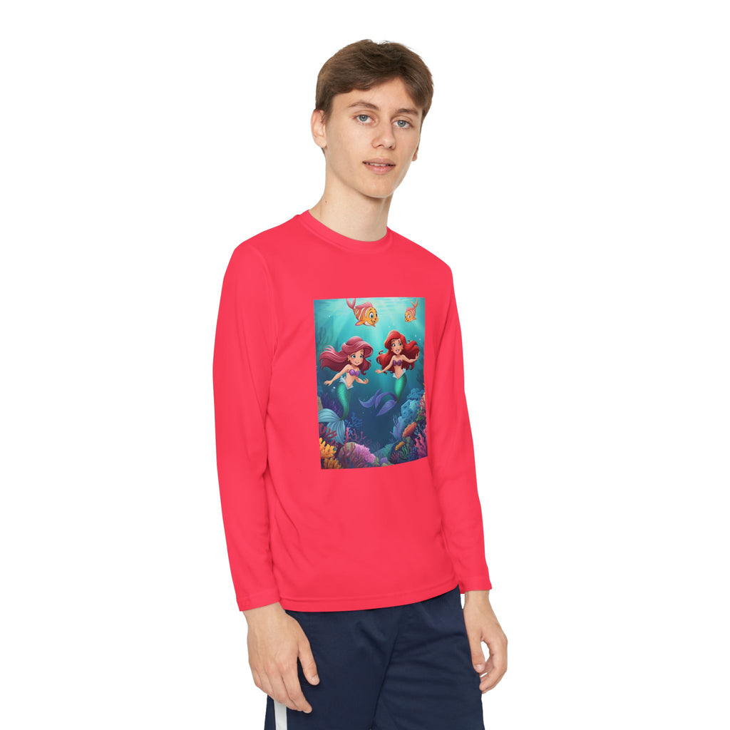 Mermaid Youth Long Sleeve Competitor Tee