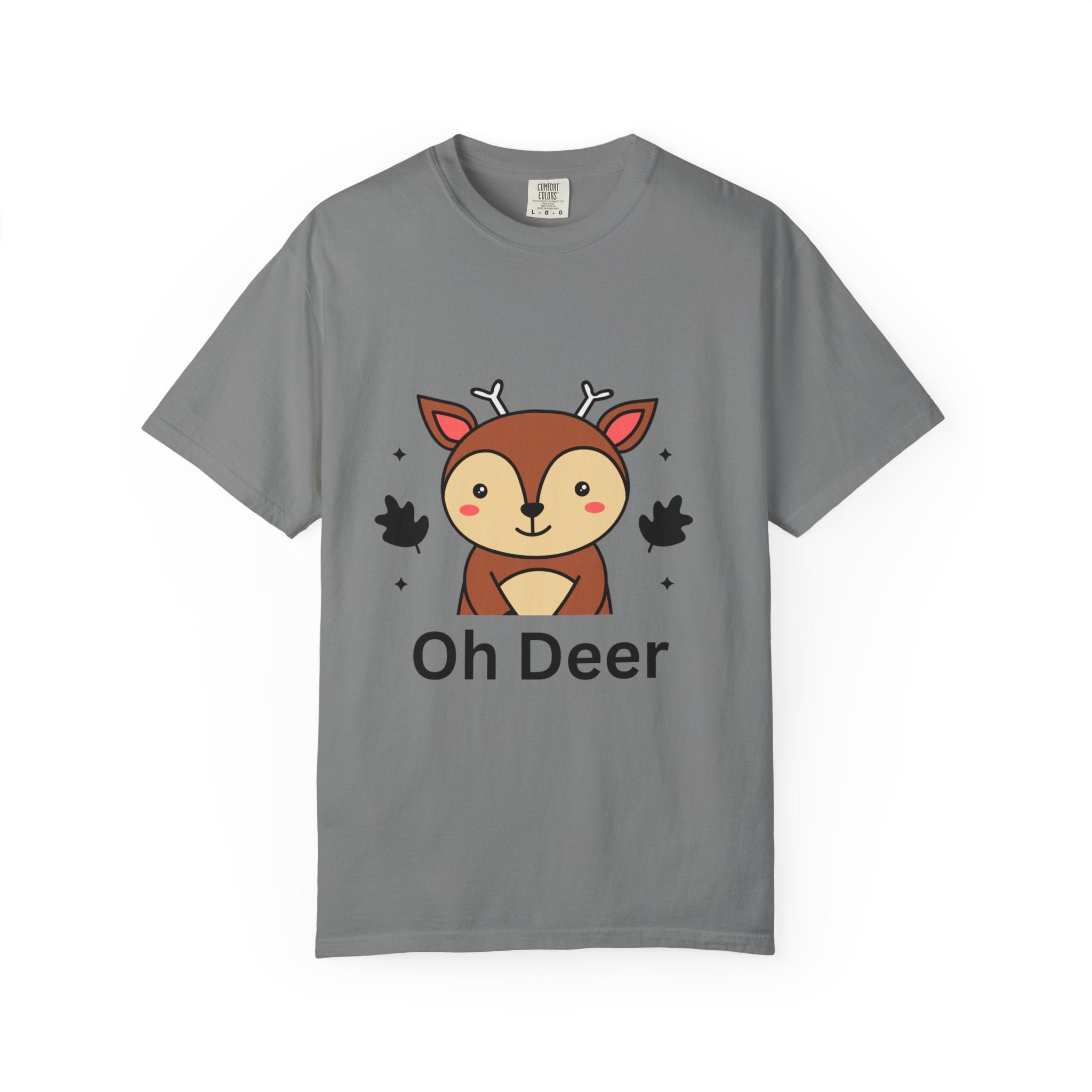 Cute 'Oh Deer' Unisex T-Shirt, Funny Animal Tee, Gift for Animal Lovers, Perfect for Birthdays and Holidays, Casual Wear