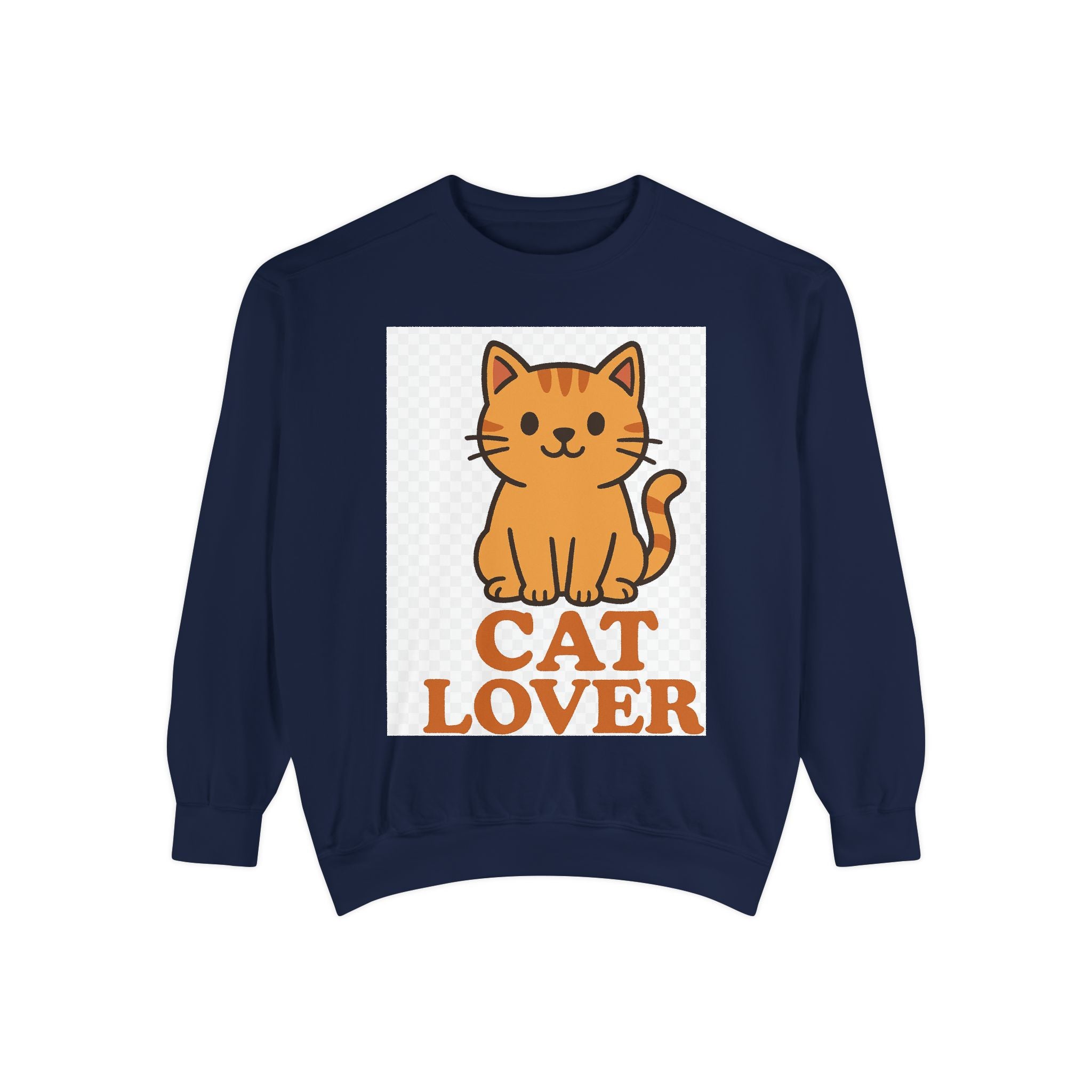 Cat Lover Unisex Garment-Dyed Sweatshirt