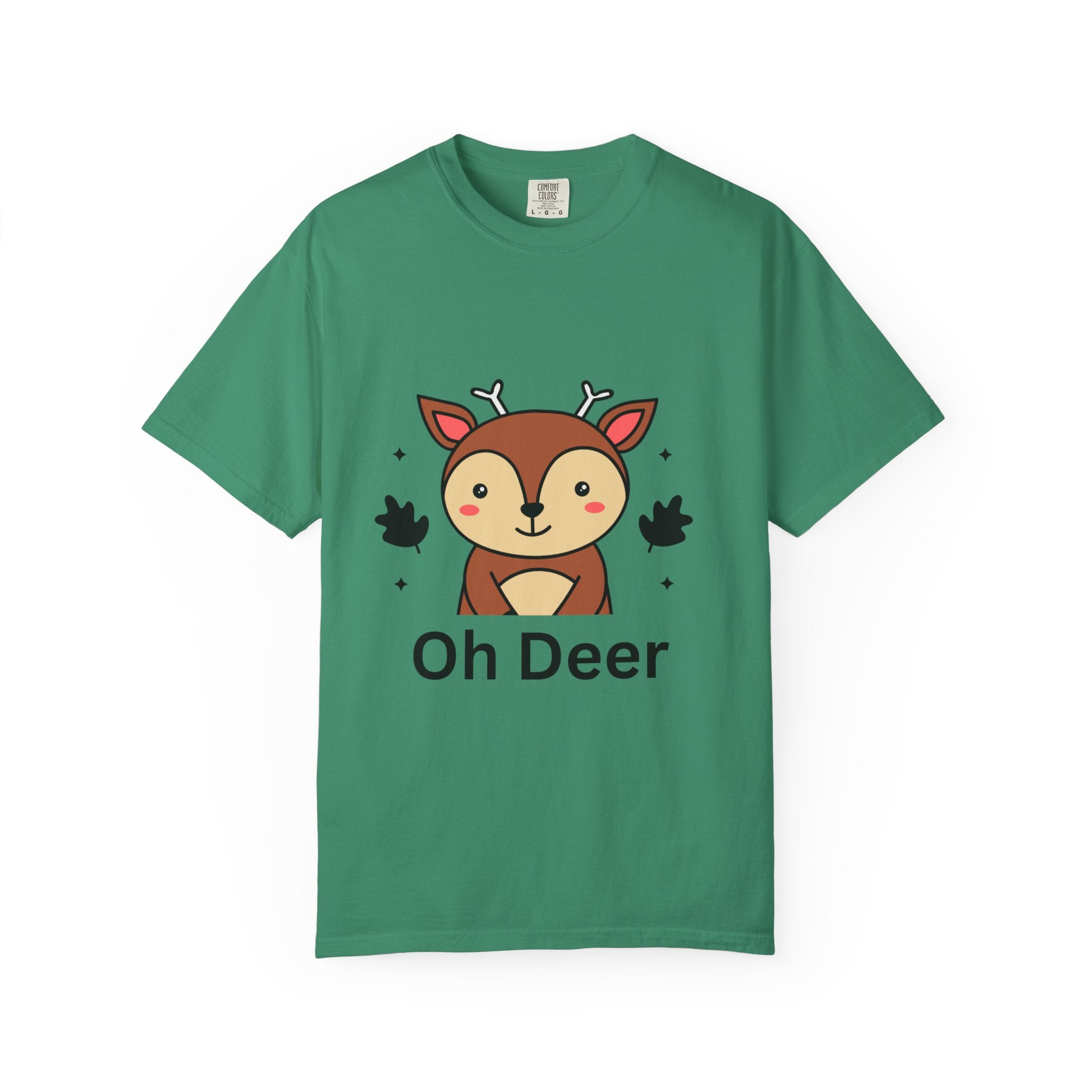 Cute 'Oh Deer' Unisex T-Shirt, Funny Animal Tee, Gift for Animal Lovers, Perfect for Birthdays and Holidays, Casual Wear