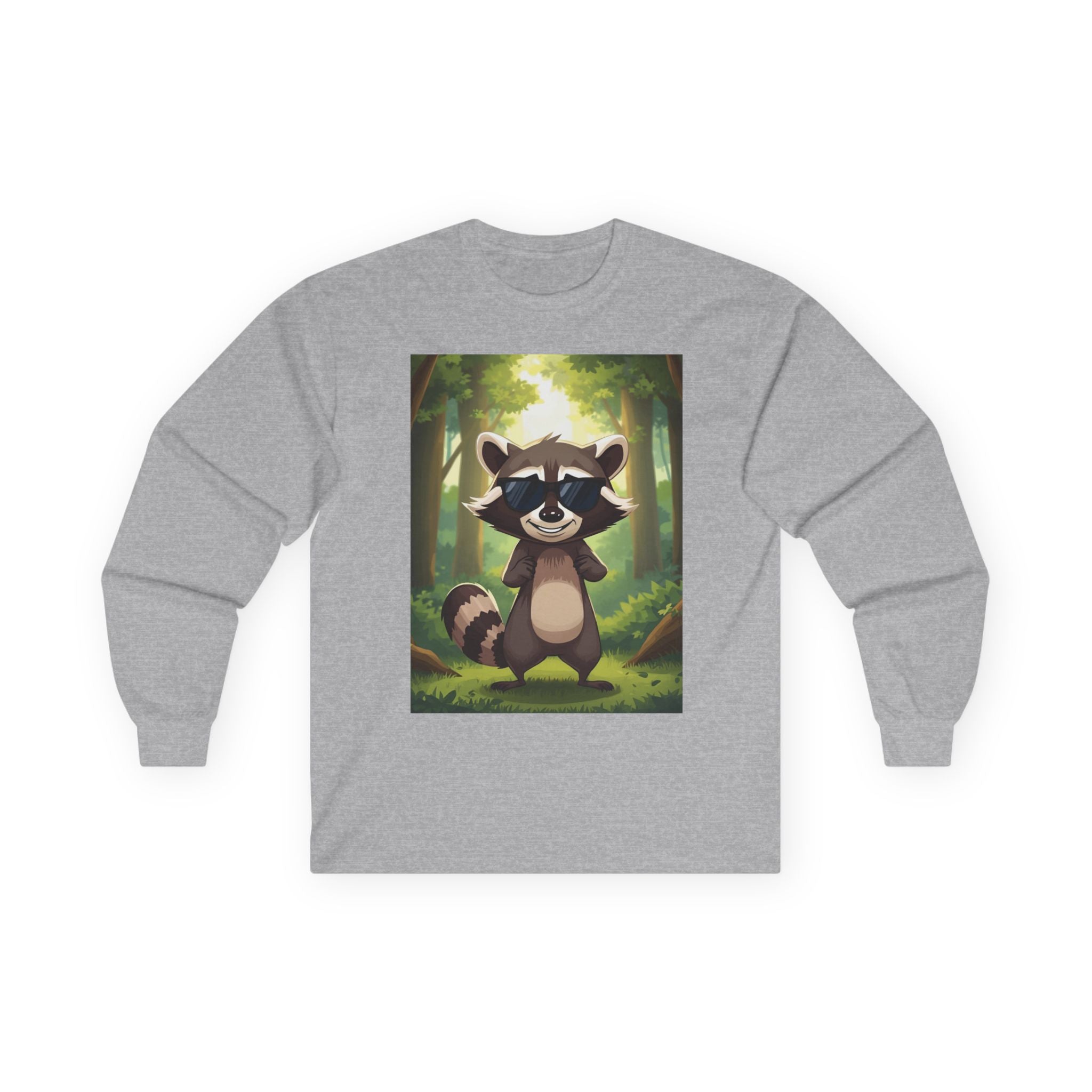 Adorable Raccoon Long Sleeve Tee for Nature Lovers, Perfect Gift for Kids and Adults, Cute Animal Graphic Shirt, Cozy Wear for [...]