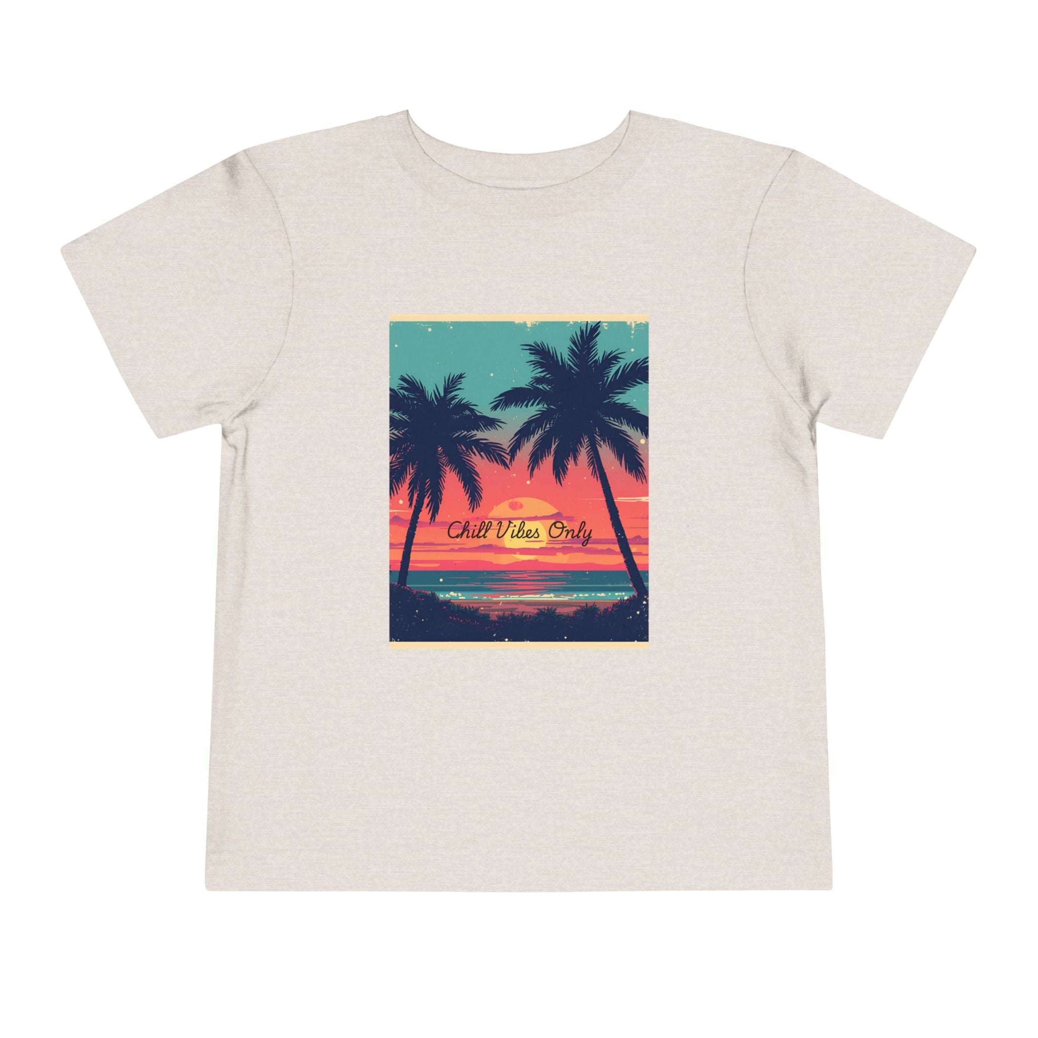 Tropical Sunset Toddler Short Sleeve Tee