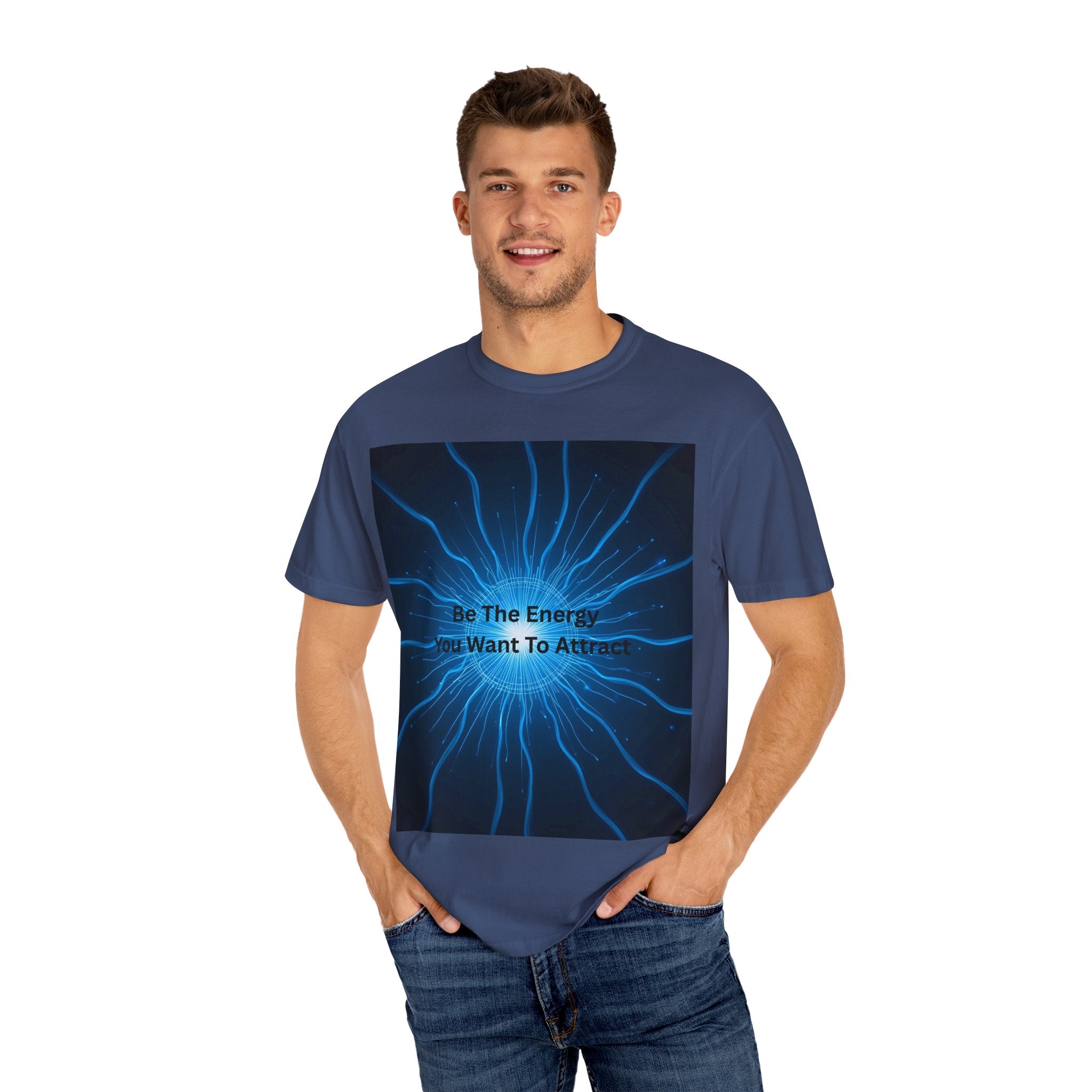 Be The Energy You Want To Attract Unisex Inspirational Energy T-Shirt, Motivational Tee, Mindfulness Shirt, Conscious Living Apparel, Gift for Positive Vibes