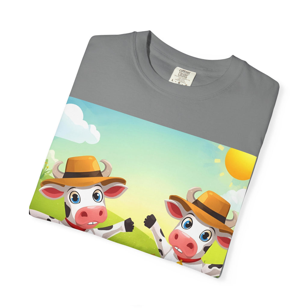 Cute Cow Fun Farm Playful Cow Graphic T-Shirt, Fun Tee for Kids, Animal Lovers, Farm Life, Casual Wear, Summer Vibes, Birthday Gift