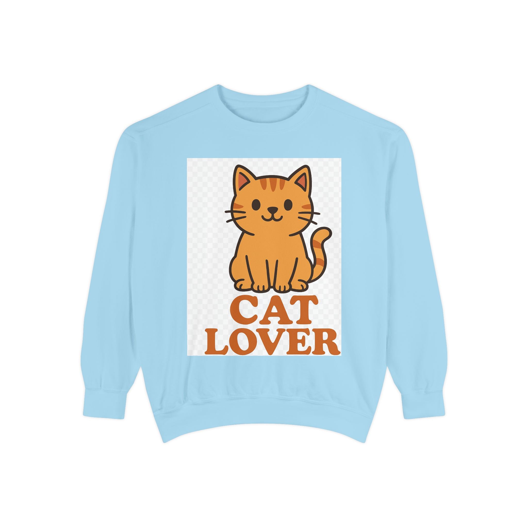 Cat Lover Unisex Garment-Dyed Sweatshirt