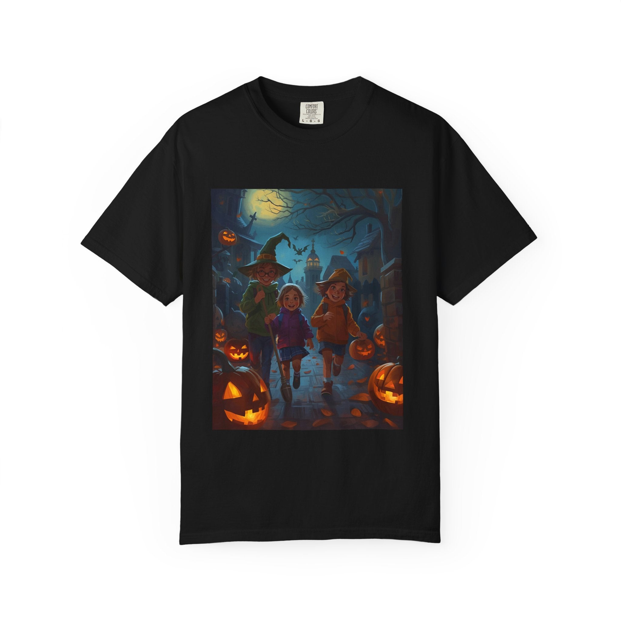 Spooky Halloween Unisex T-Shirt, Trick or Treat, Fall Festivities, Cozy Comfort, Perfect for Halloween Parties, Gift for Friends