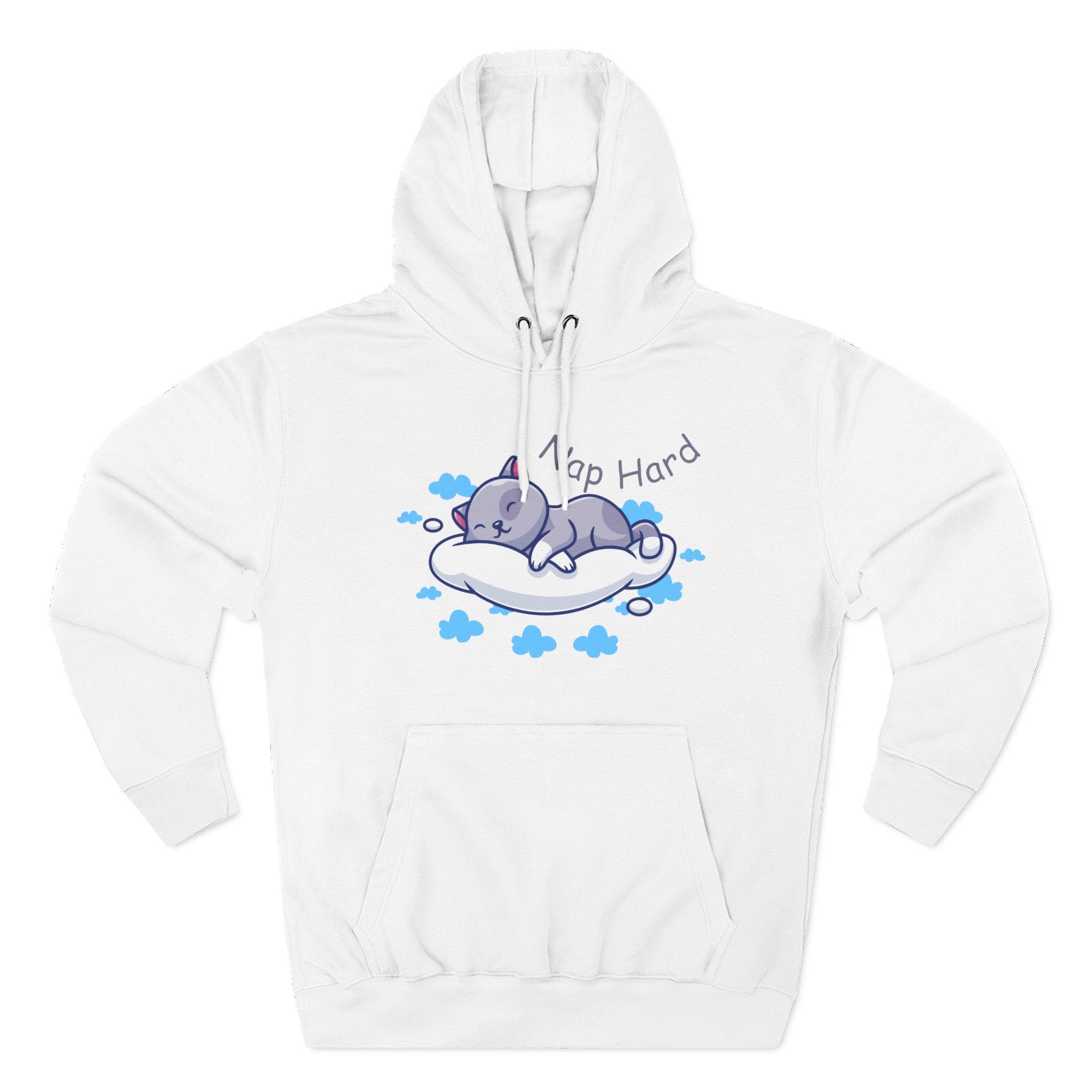 Cozy Cat Nap Hoodie - Perfect for Pet Lovers, Chill Days, Cozy Nights, Birthday Gift, Cat Pajama