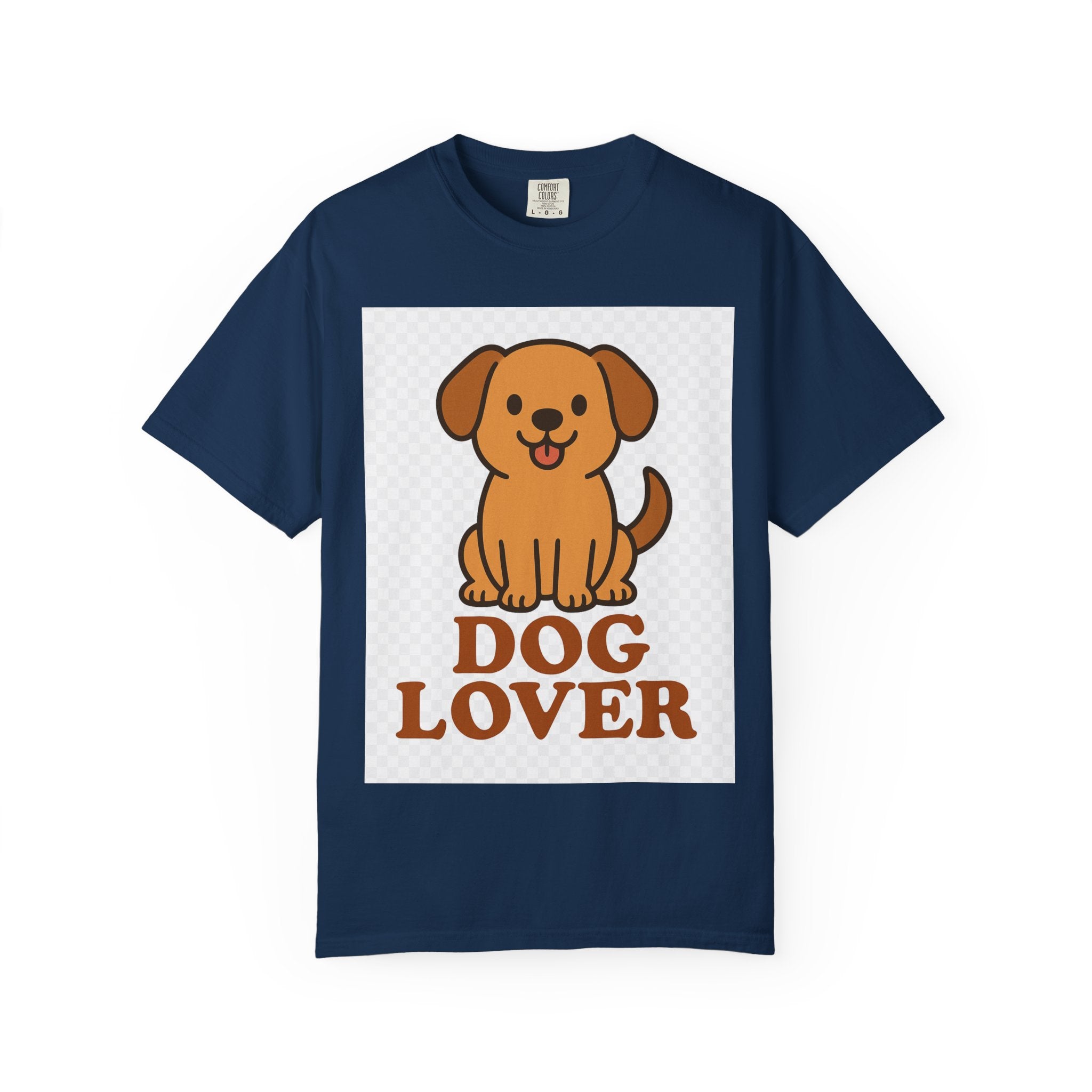 Dog Lover Garment-Dyed T-Shirt, Cute Animal Tee, Pet Parent Gift, Casual Dog Shirt, Unisex Doggy Apparel