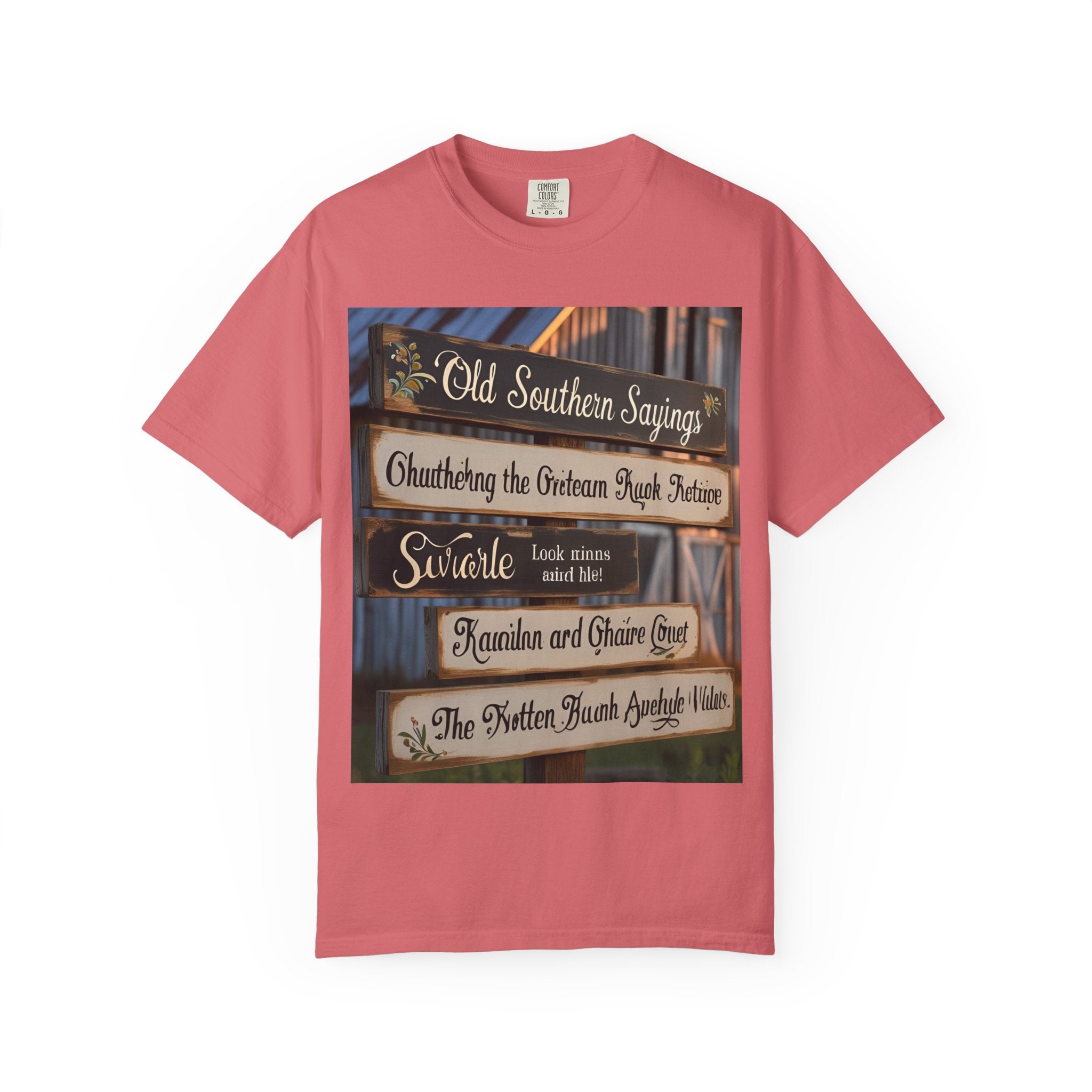 Old Southern Sayings Crossing T-Shirt, Gift for Southerners, Vintage Style Tee, Casual Comfort Wear, Perfect for Gatherings and Celebrations