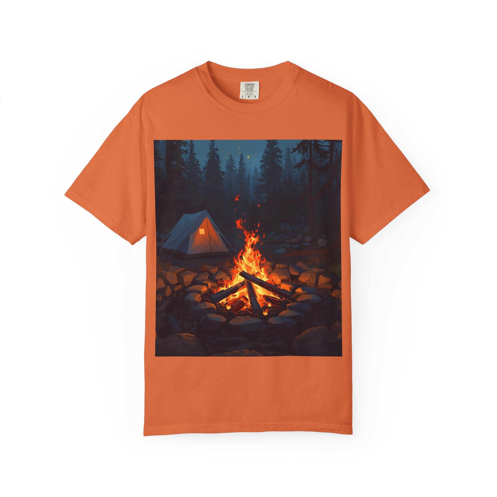 Cozy Campfire Unisex Garment-Dyed T-shirt