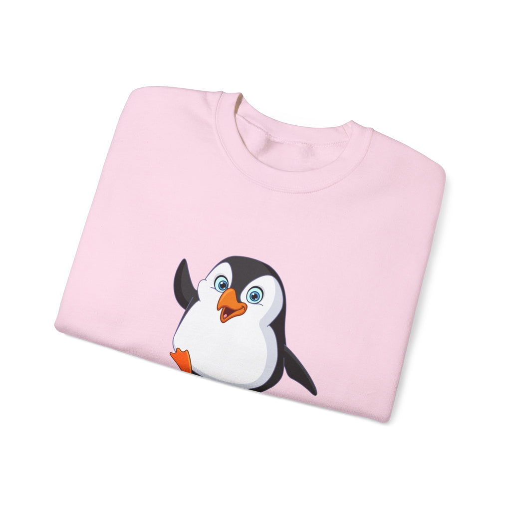 Penguin Spirit Animal Crewneck Sweatshirt - Cozy Gift for Animal Lovers, Winter Layer, Cute Sweatshirt, Funny Gift, Casual Wear